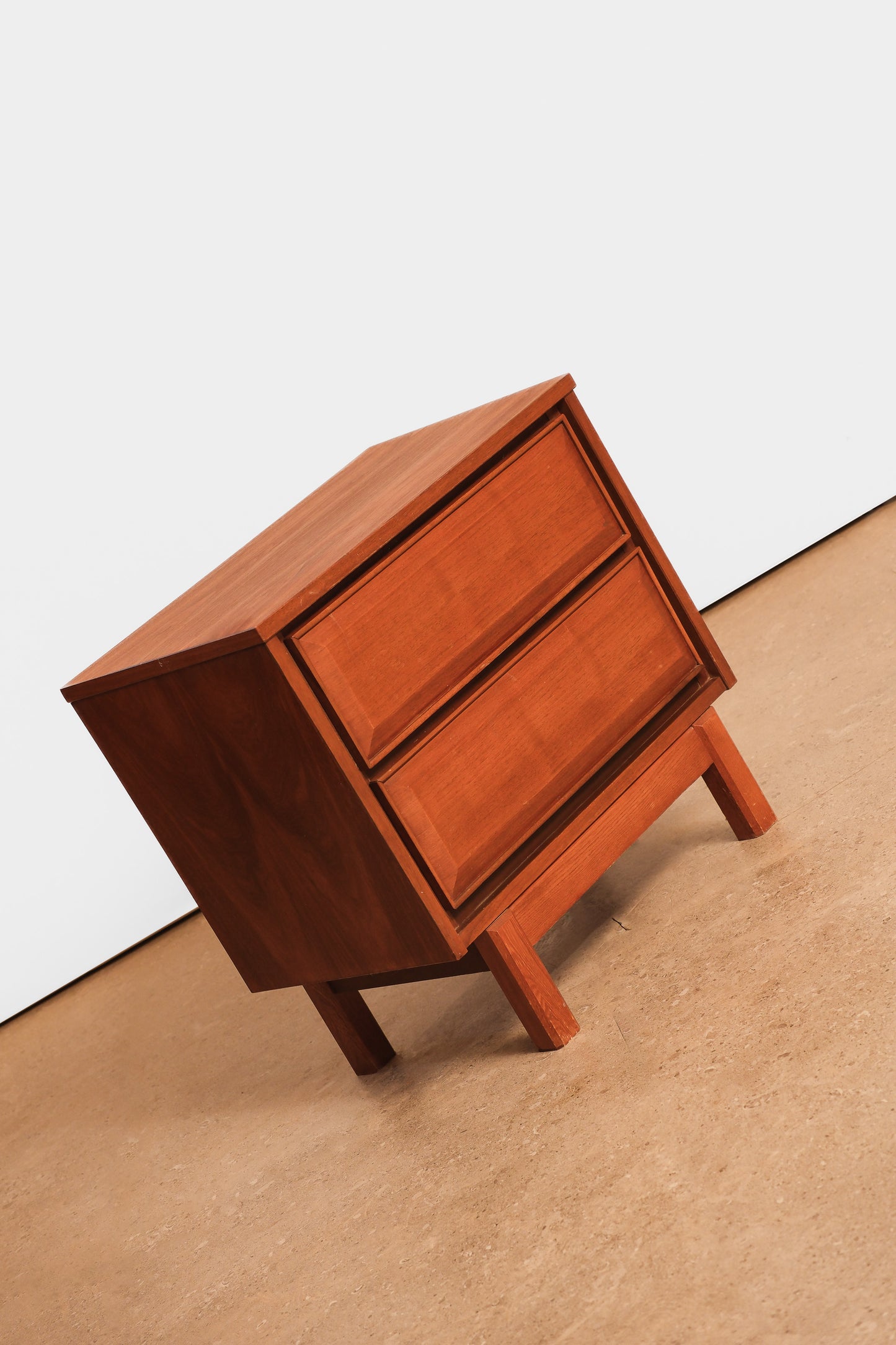 MCM Walnut Nightstand By HPL