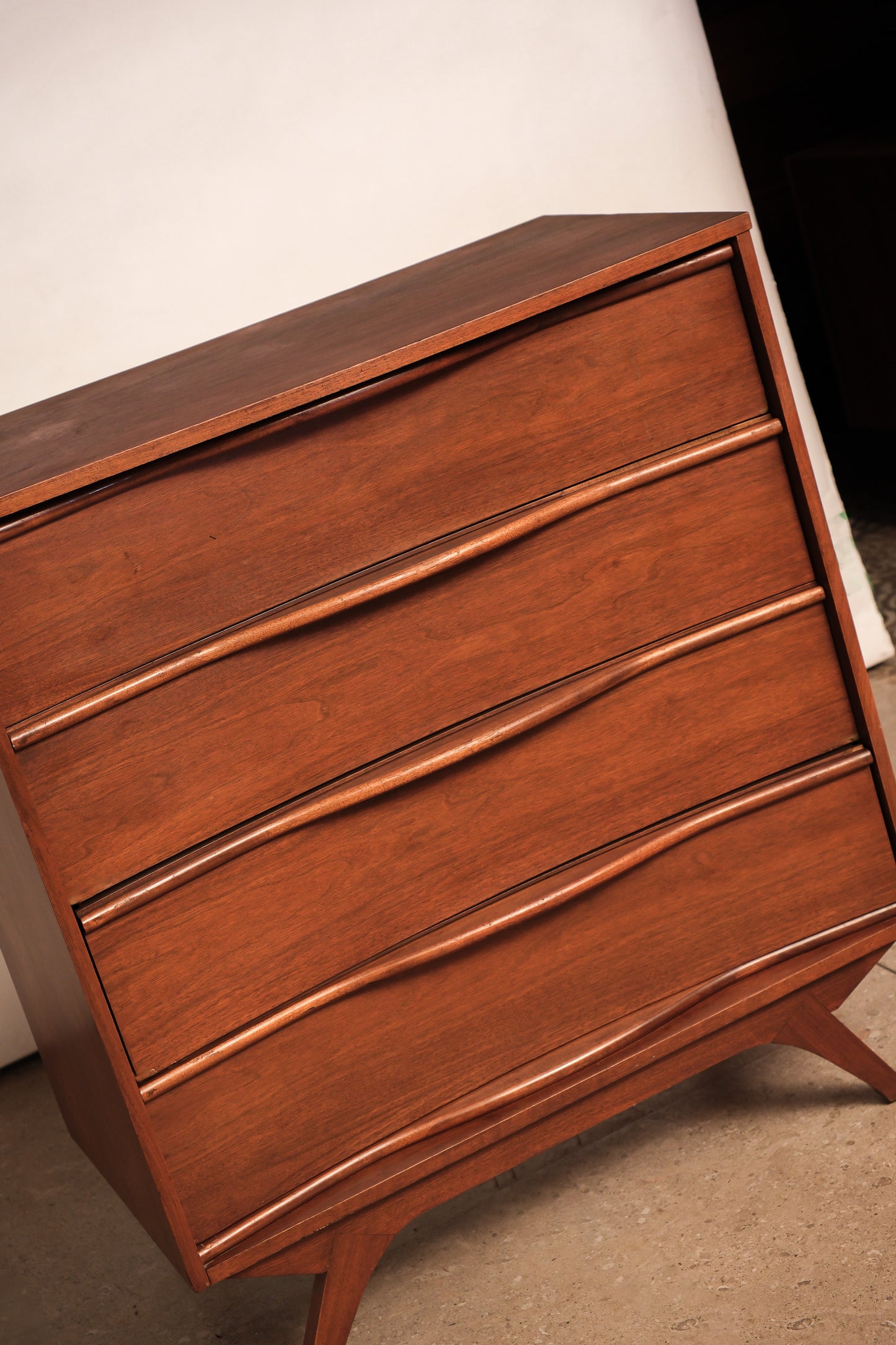 MCM Dark Walnut Tallboy