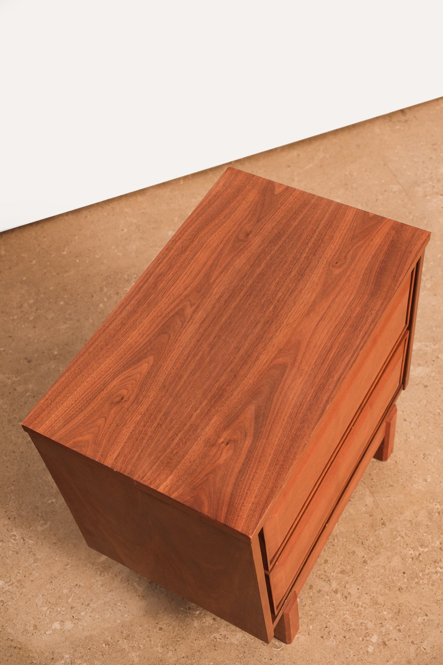 MCM Walnut Nightstand By HPL