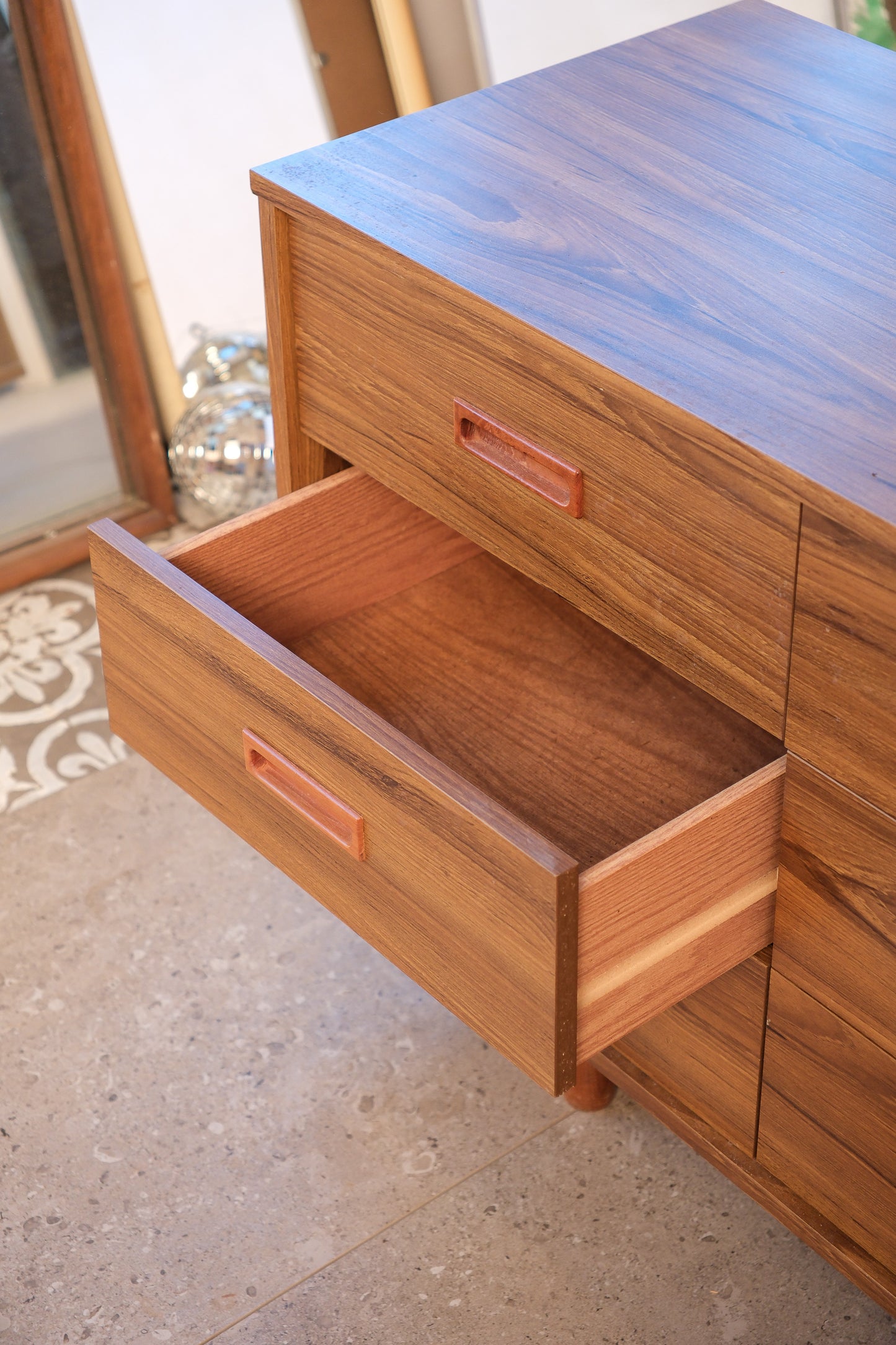 MCM Teak Dresser By NL
