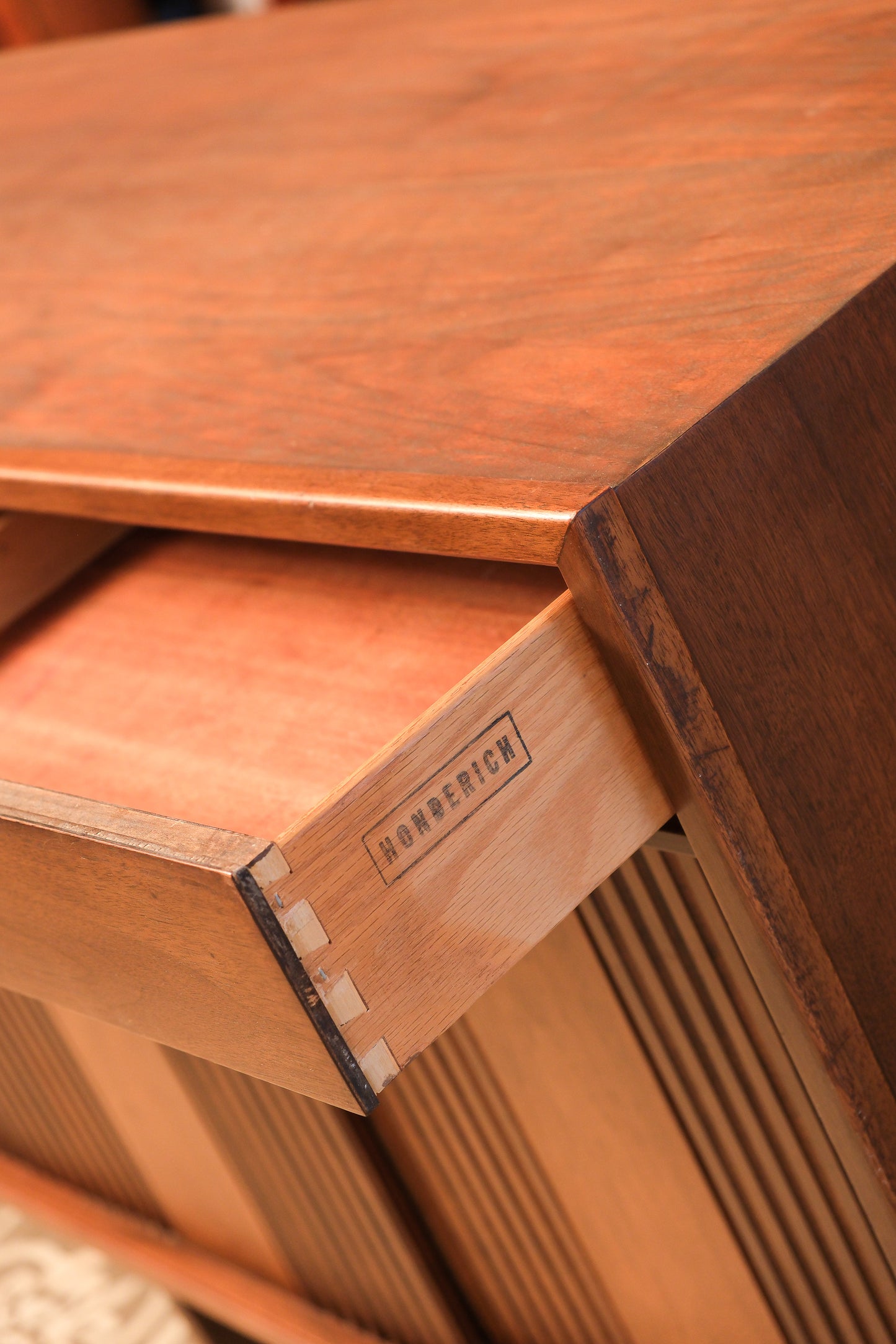MCM Dark Walnut Dresser by Honderich