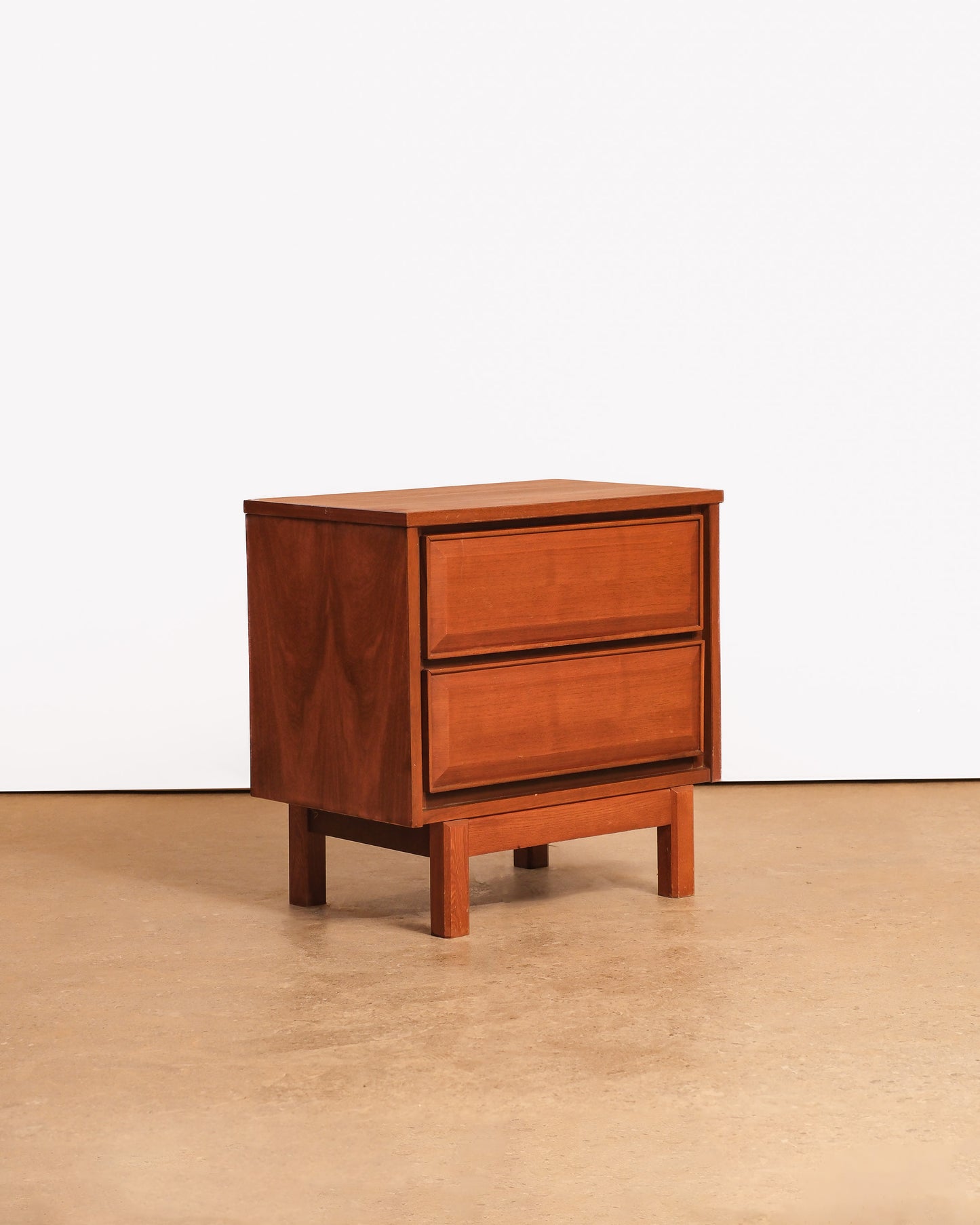 MCM Walnut Nightstand By HPL