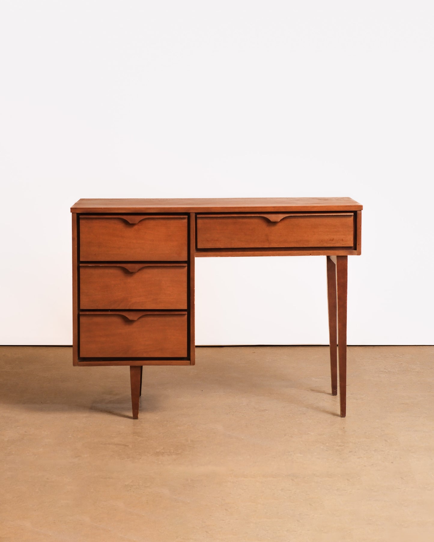 MCM Dark Walnut Desk