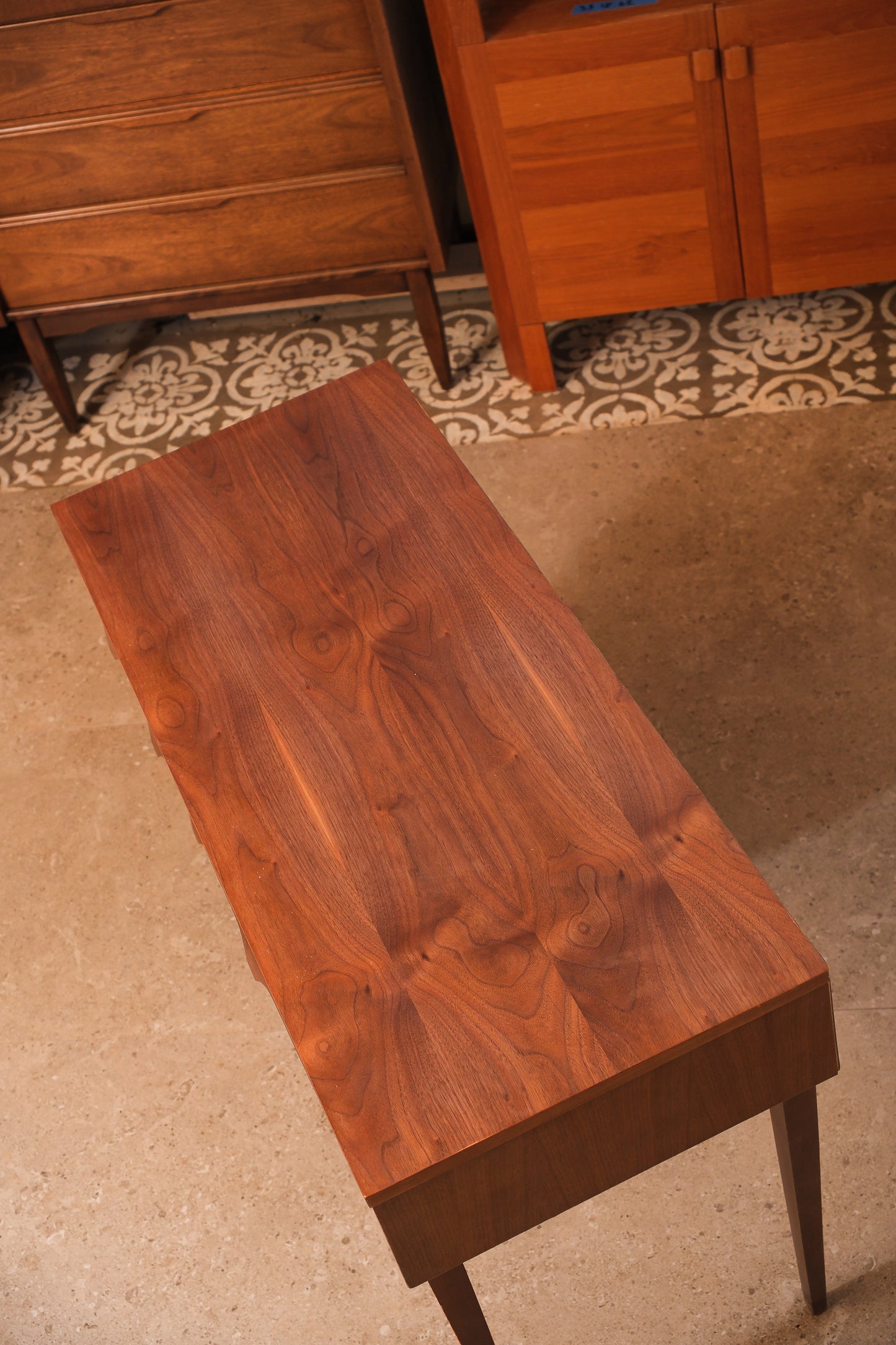 MCM Dark Walnut Desk