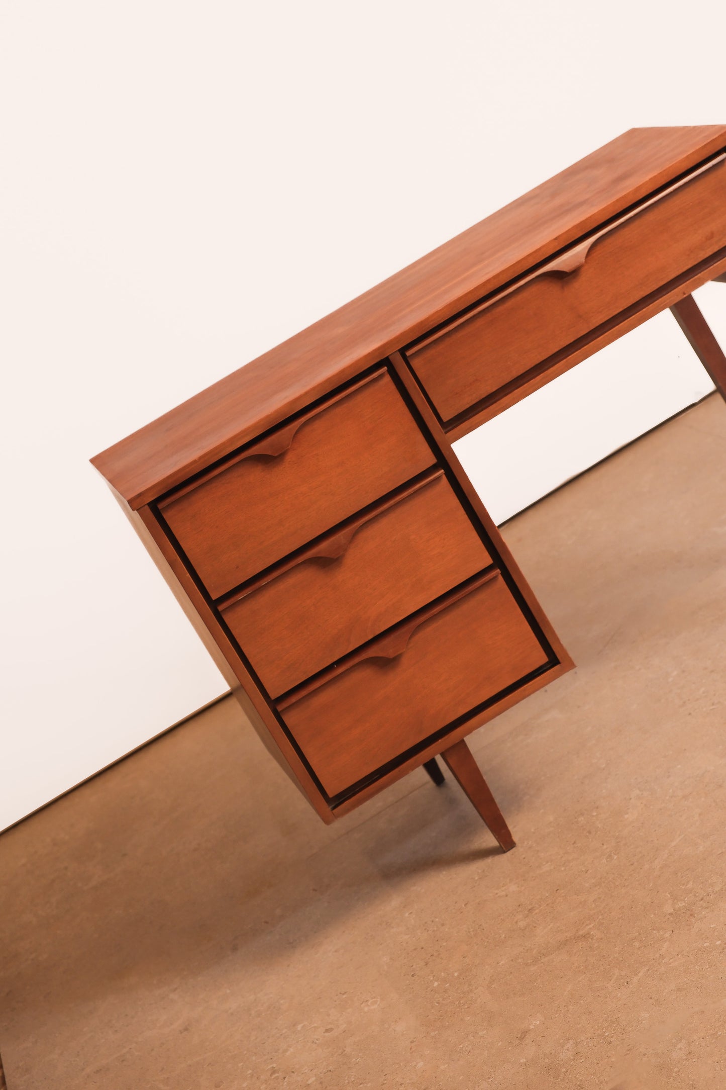 MCM Dark Walnut Desk