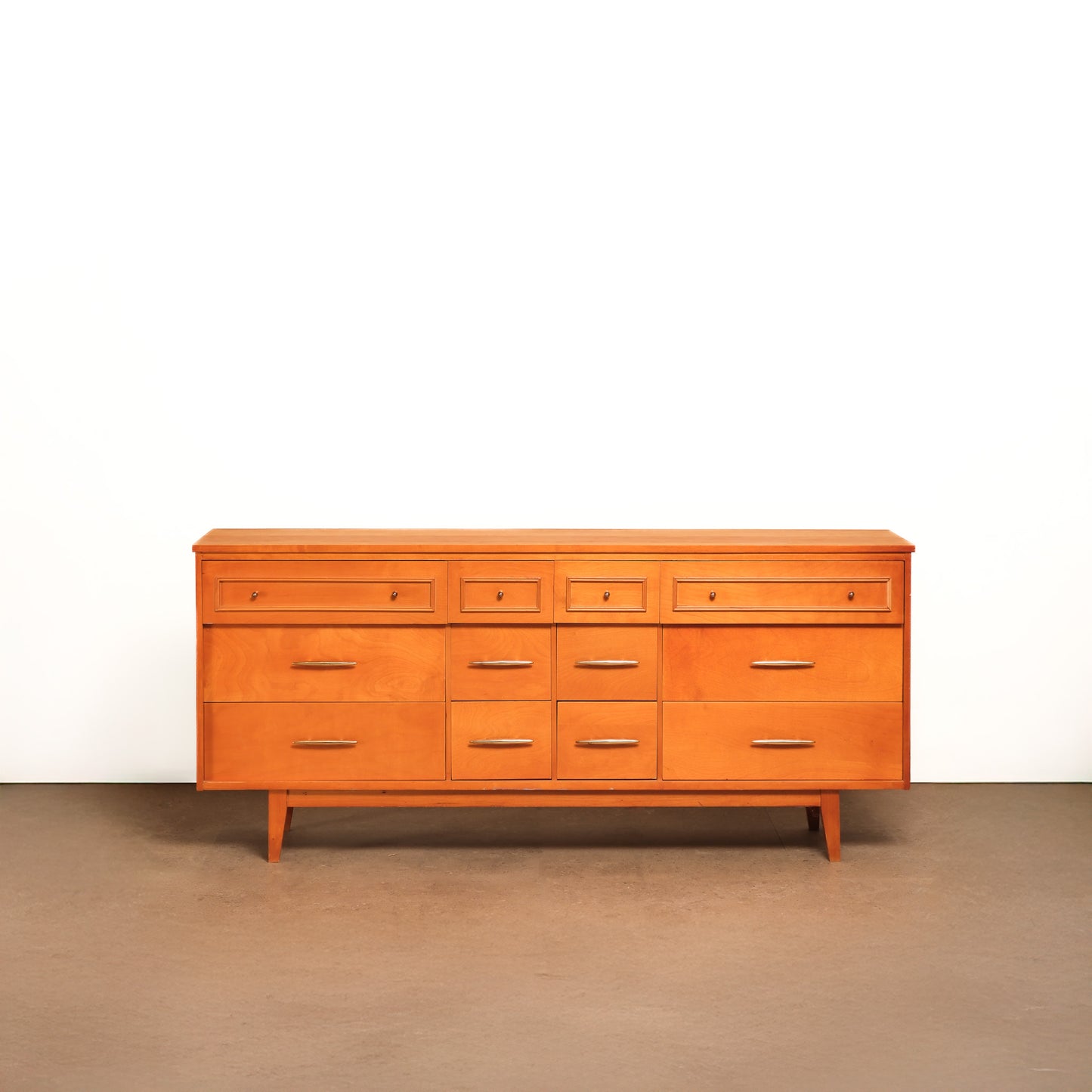 MCM Pine Wide Dresser