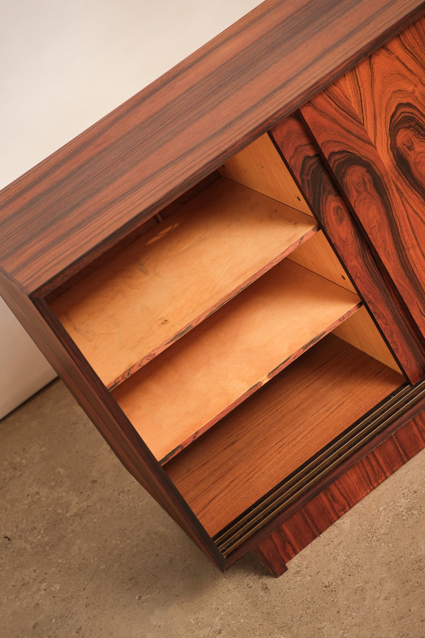 MCM Rosewood Credenza Wide