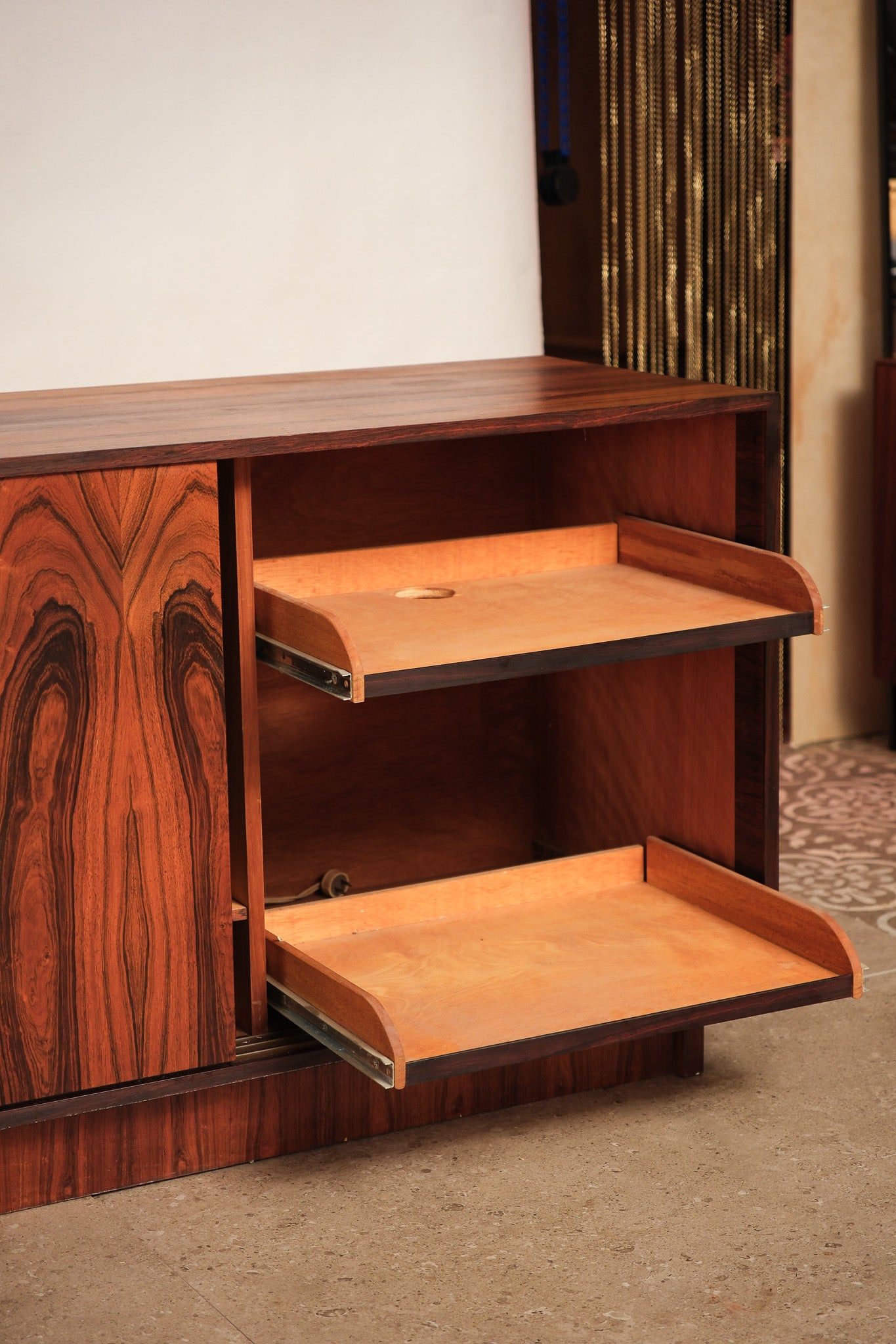 MCM Rosewood Credenza Wide