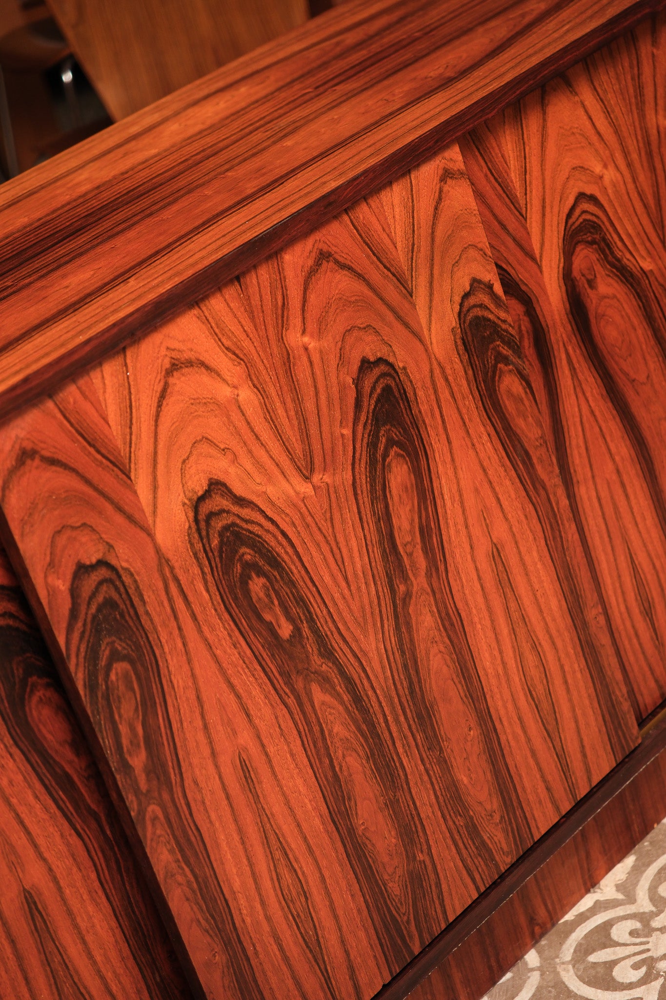 MCM Rosewood Credenza Wide