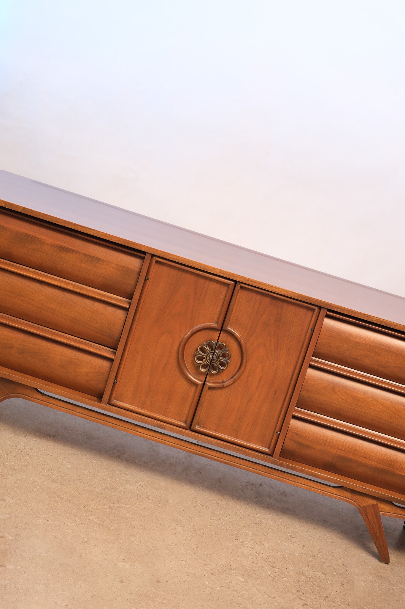 MCM Dark Walnut Wide Credenza