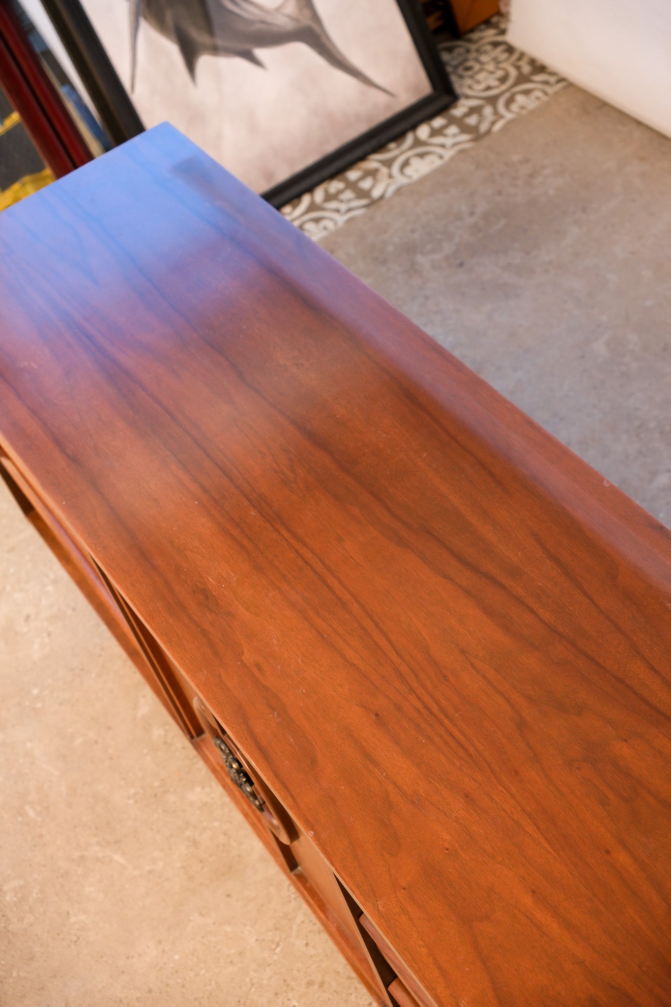 MCM Dark Walnut Wide Credenza