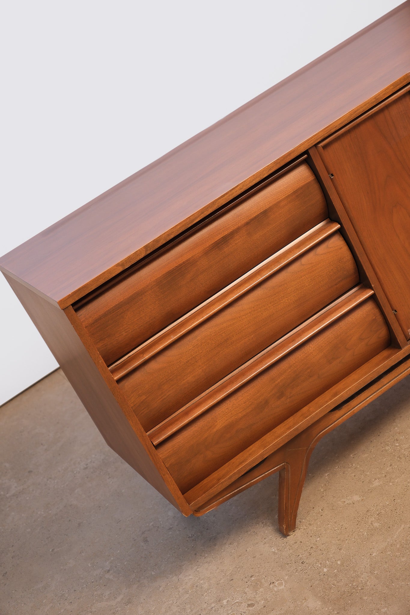 MCM Dark Walnut Wide Credenza