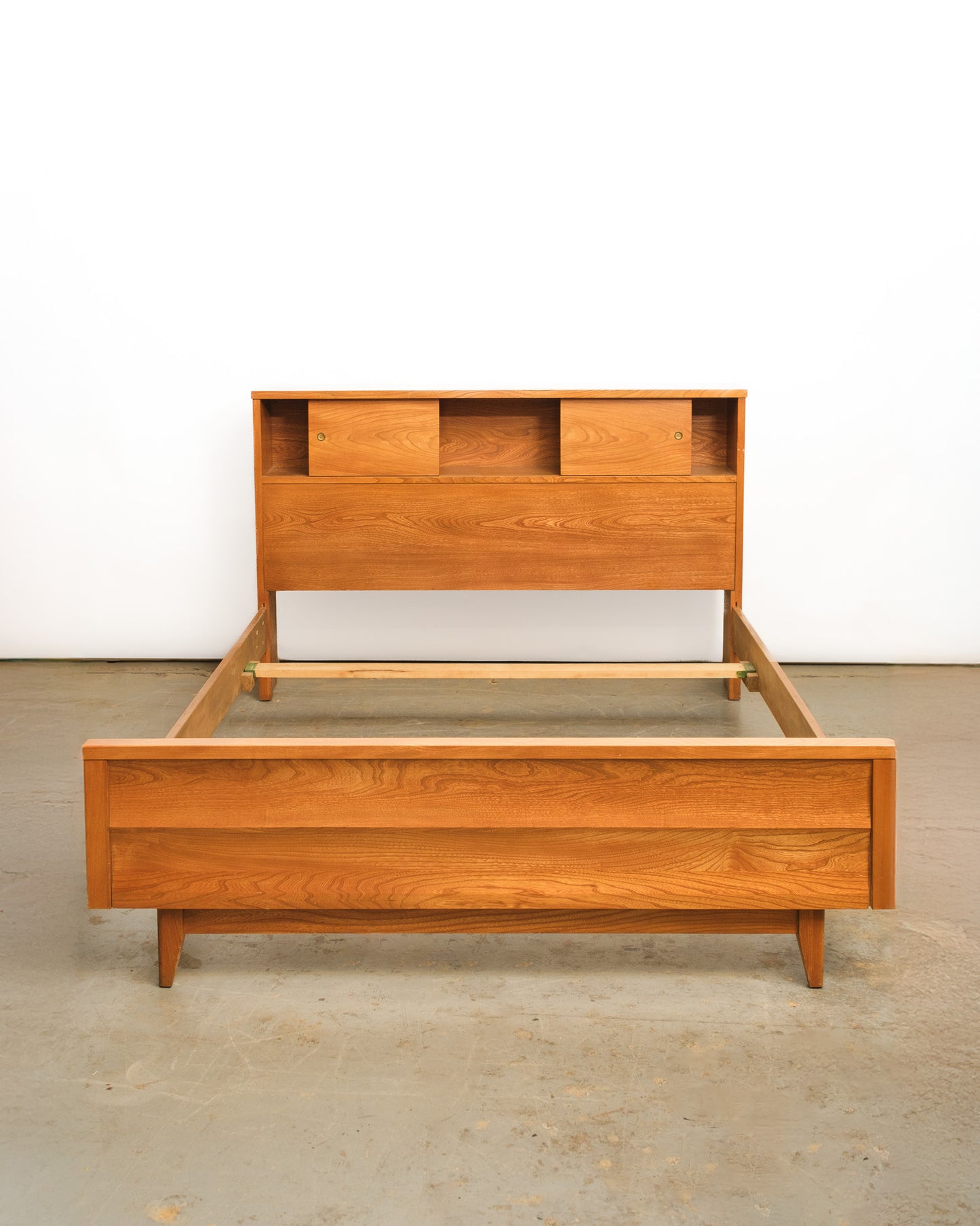 MCM Walnut Bed Frame By Pebblers