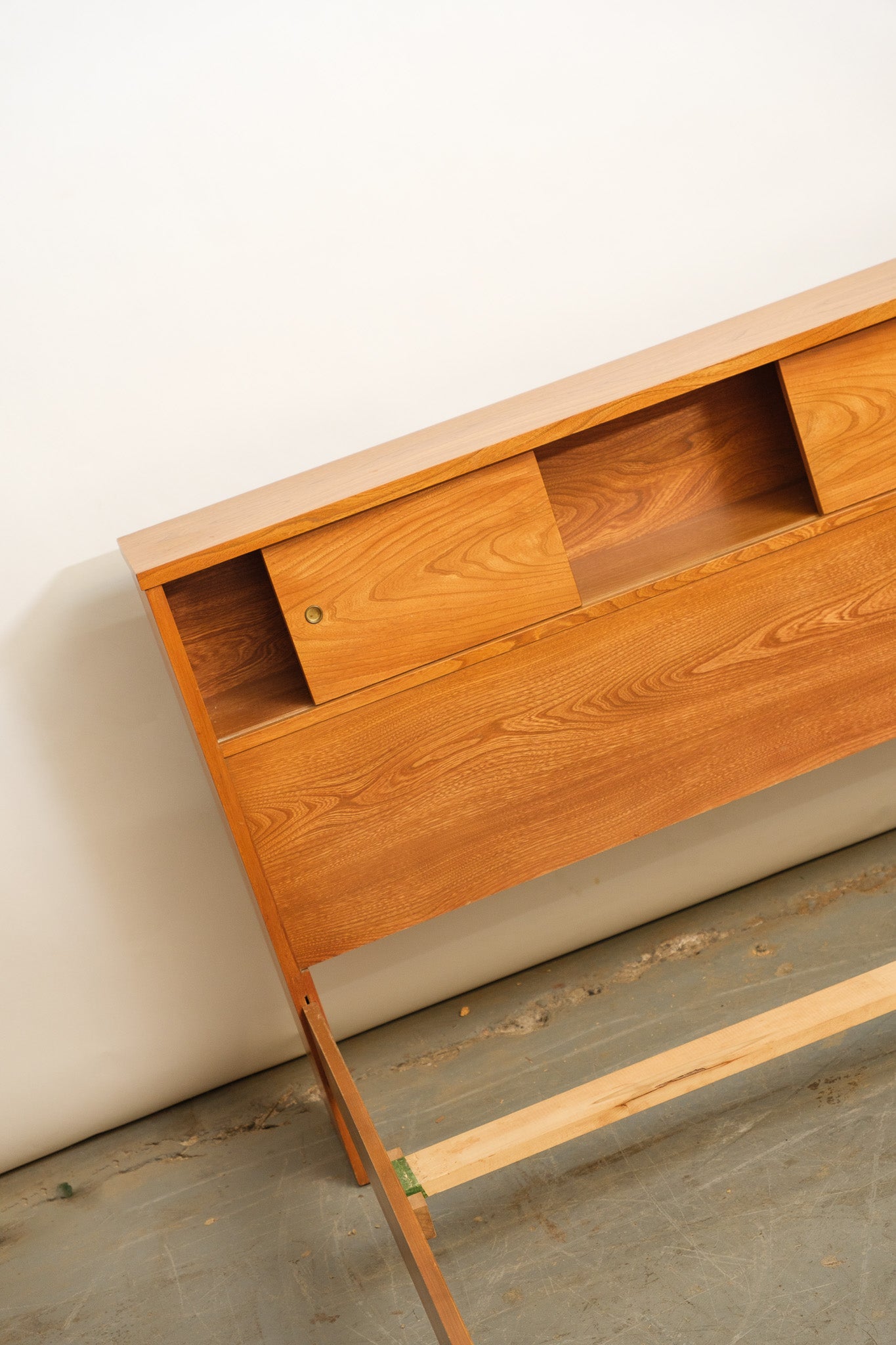 MCM Walnut Bed Frame By Pebblers