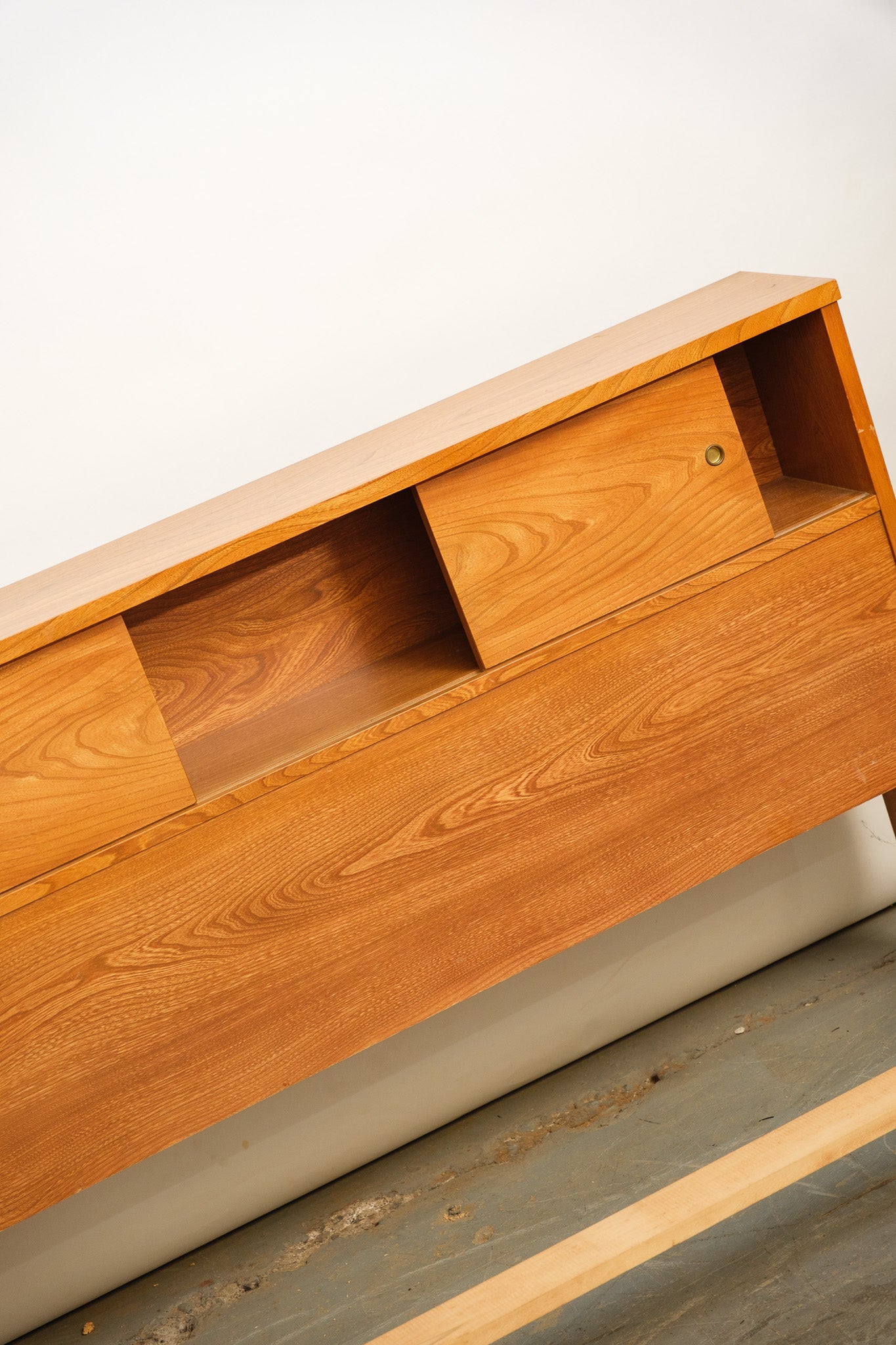 MCM Walnut Bed Frame By Pebblers