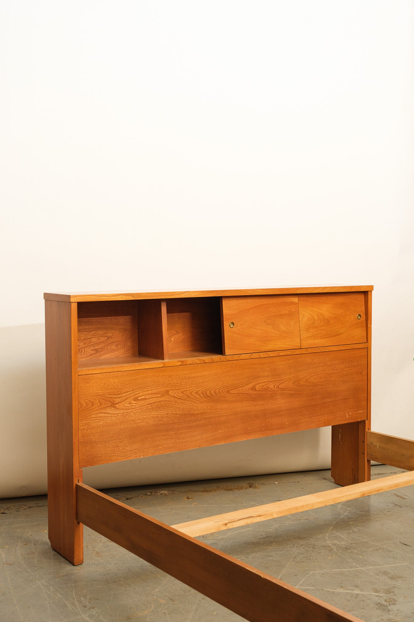 MCM Walnut Bed Frame By Pebblers