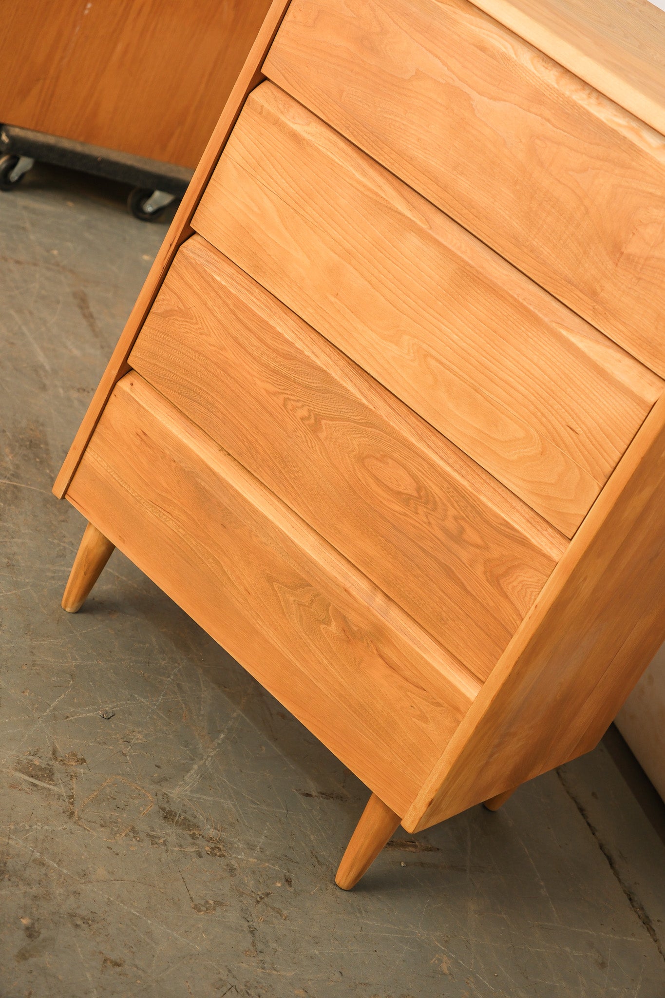 MCM Oak Upper Both Tallboy Dresser