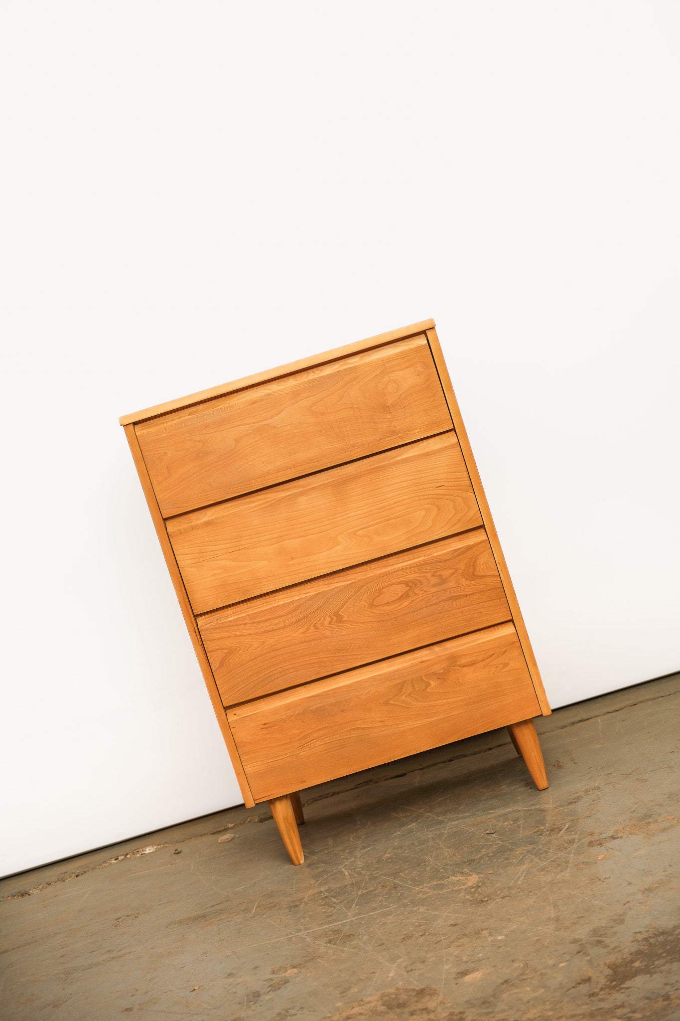 MCM Oak Upper Both Tallboy Dresser