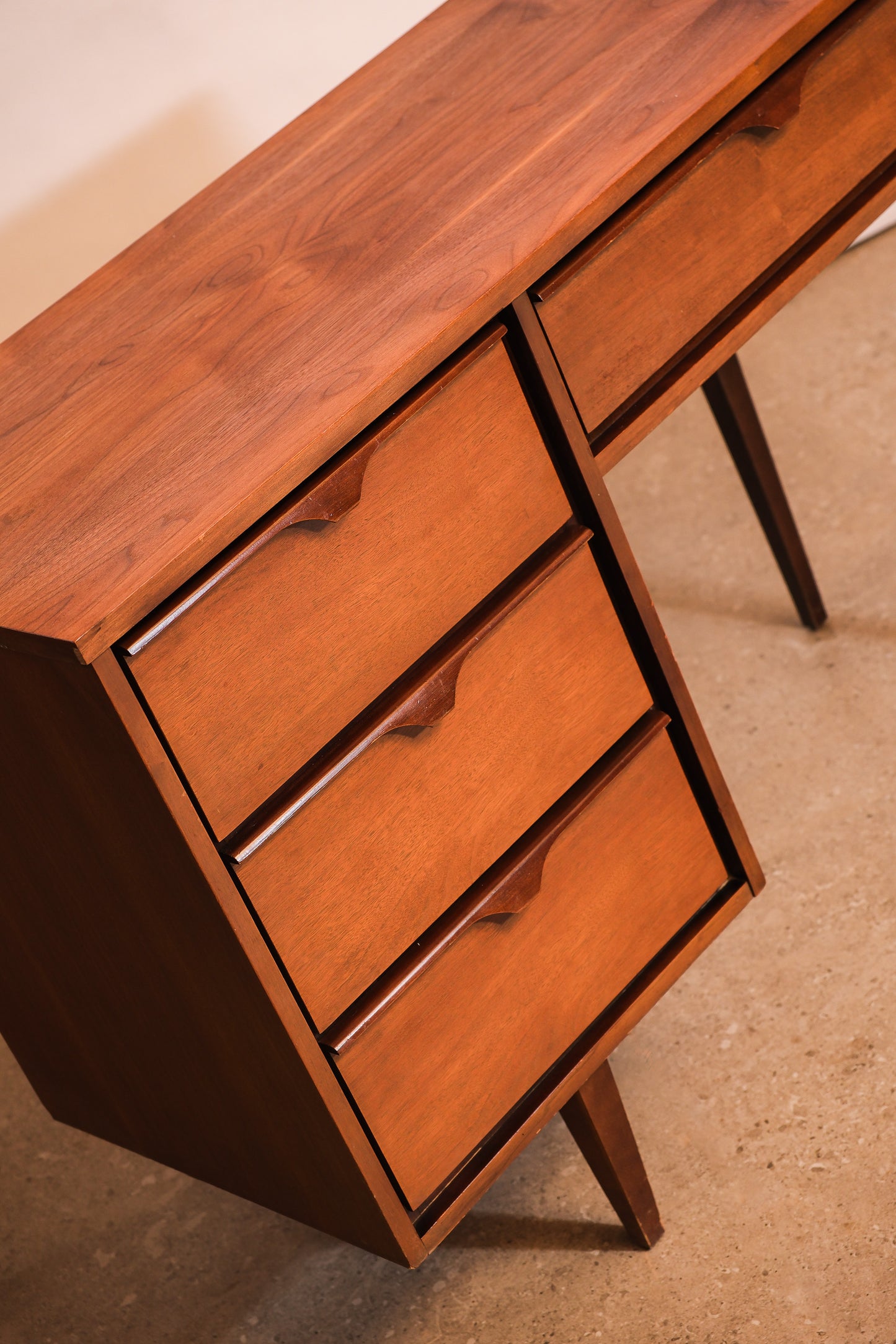 MCM Dark Walnut Desk