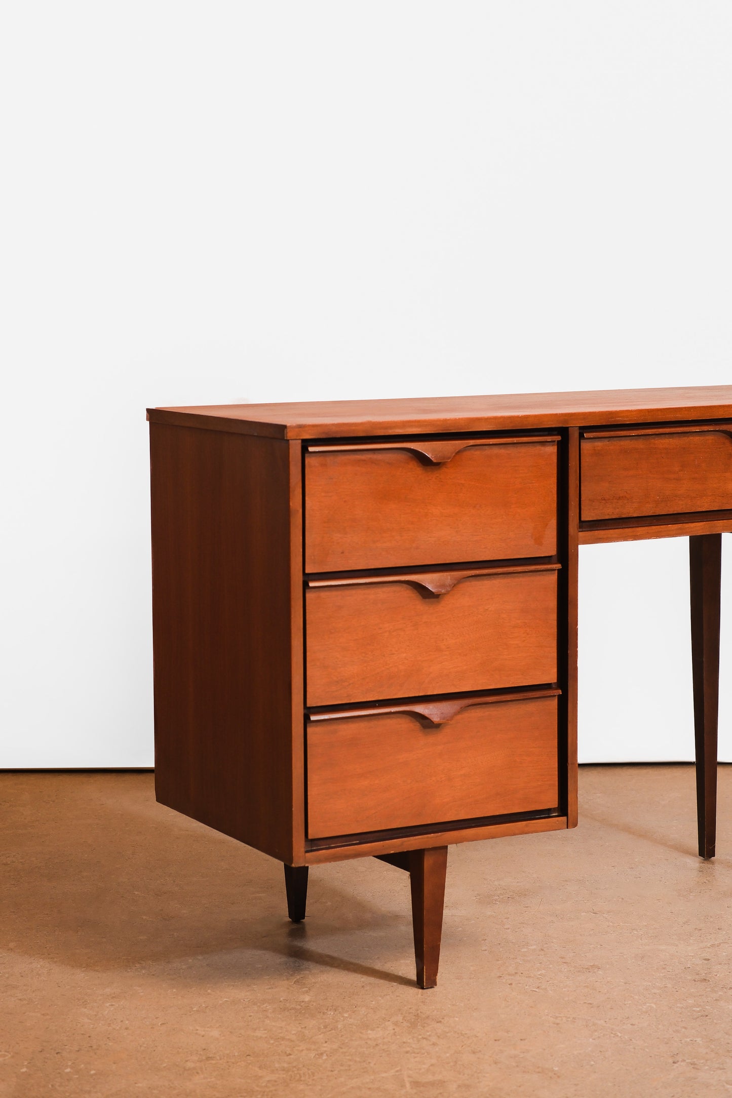 MCM Dark Walnut Desk