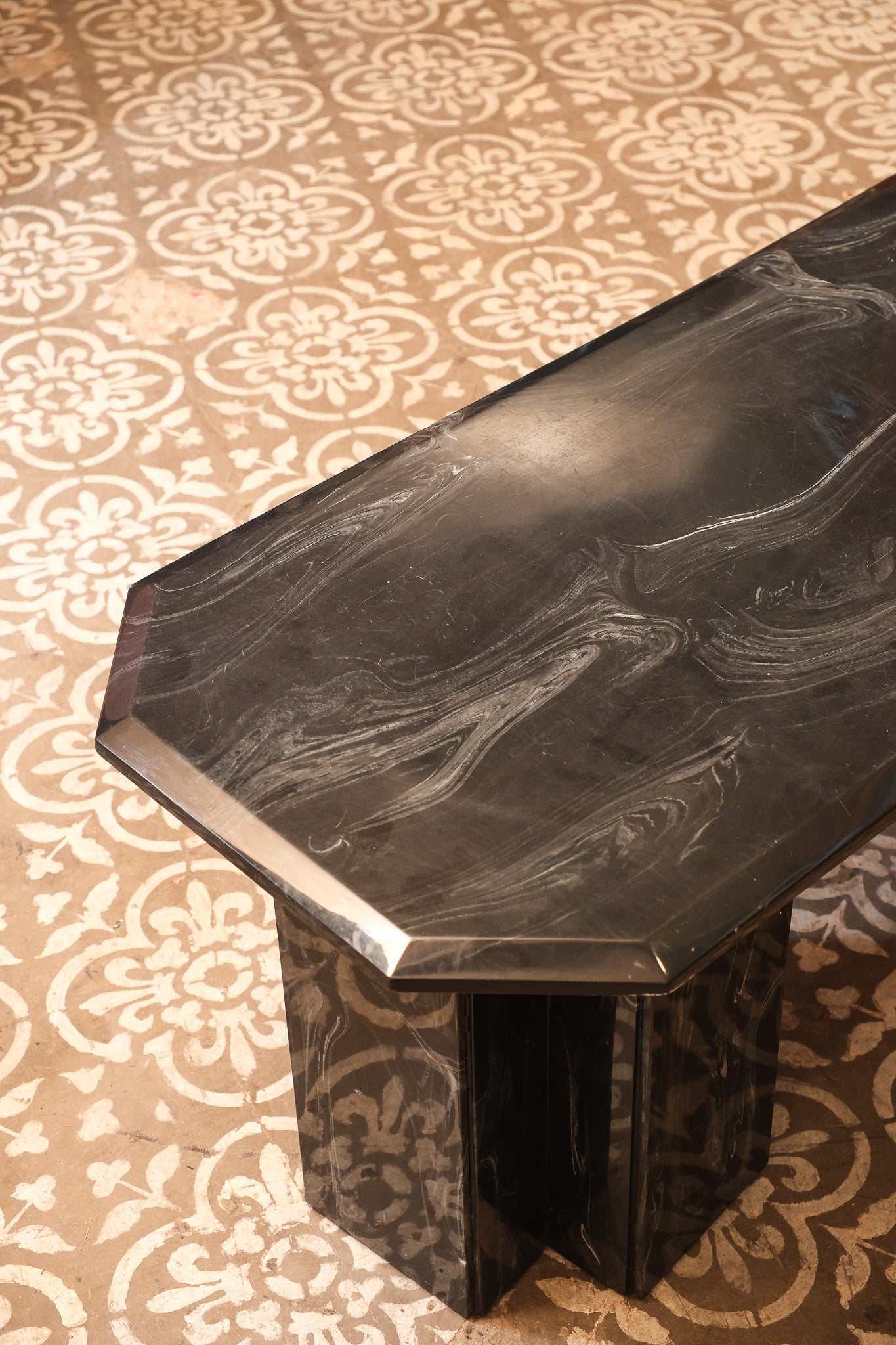 MCM Black Marble Coffee Table