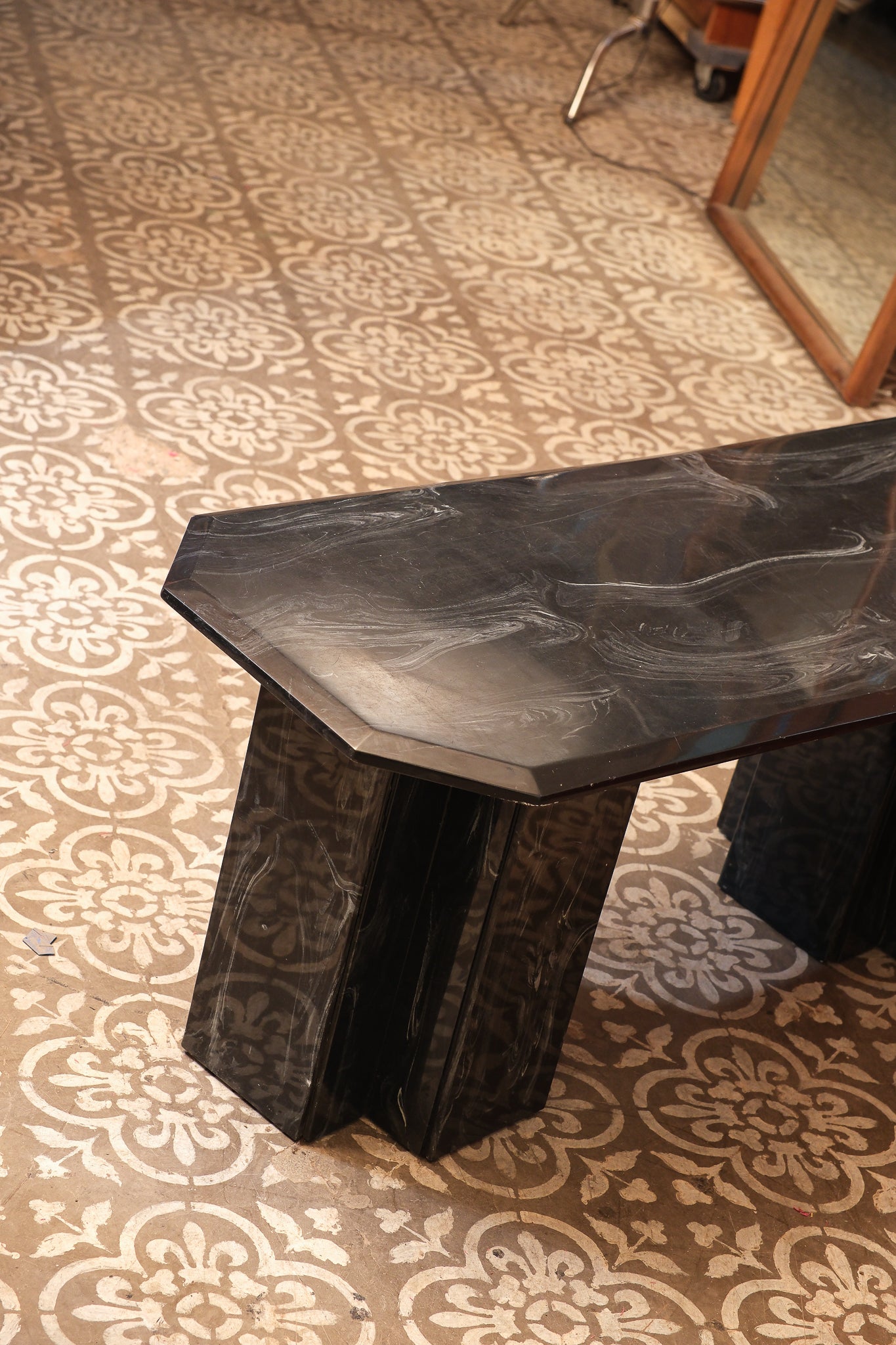 MCM Black Marble Coffee Table