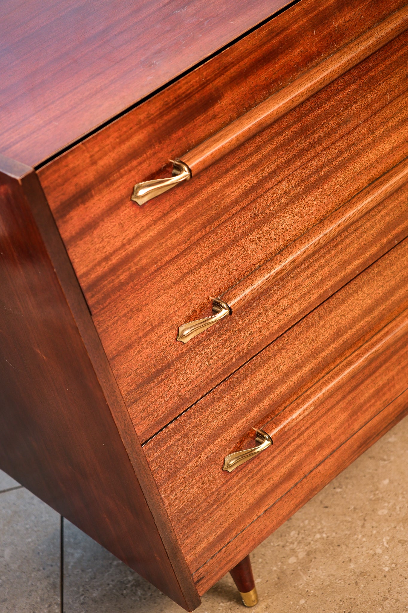 MCM Mahogany Dresser By Pebblers