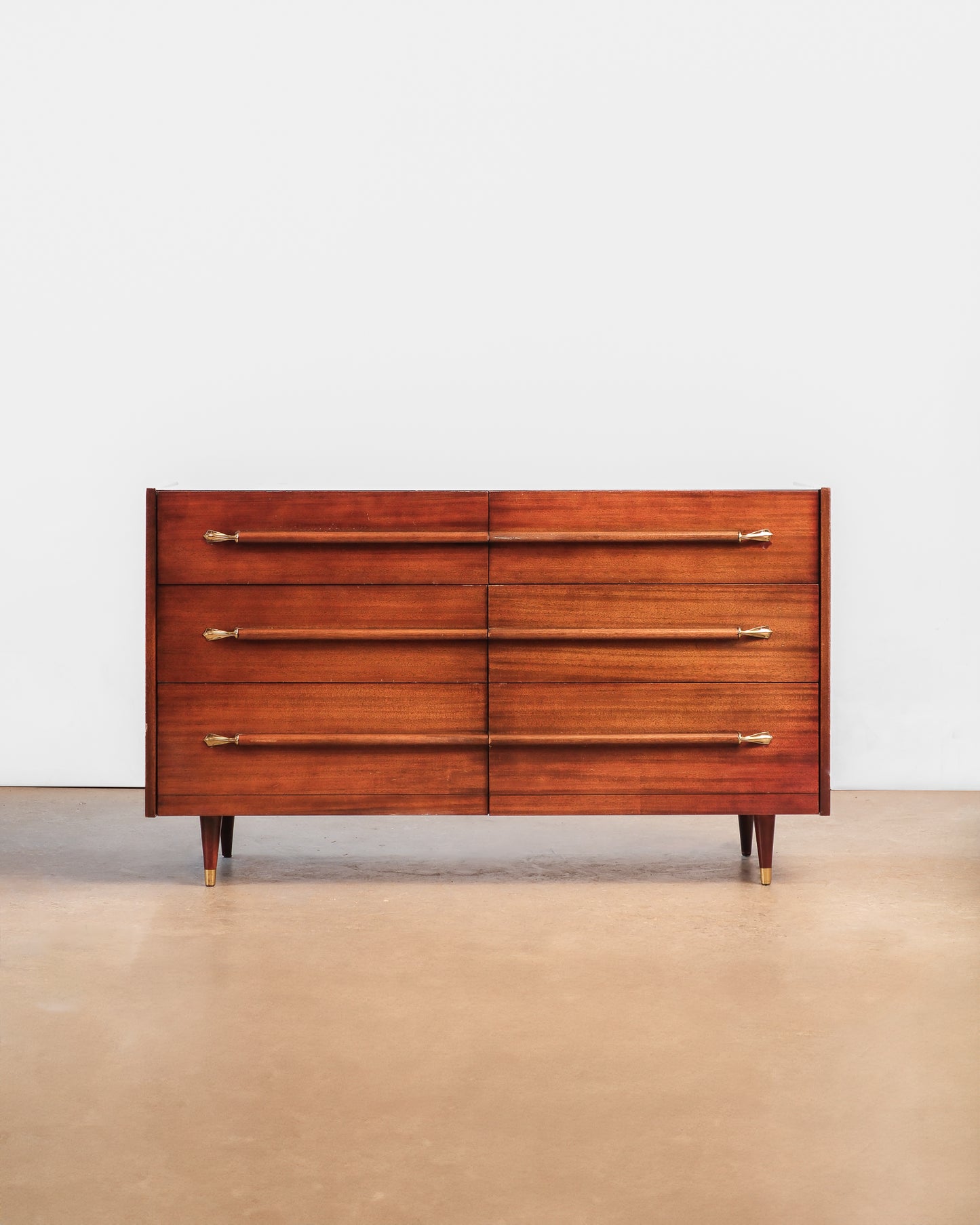 MCM Mahogany Dresser By Pebblers