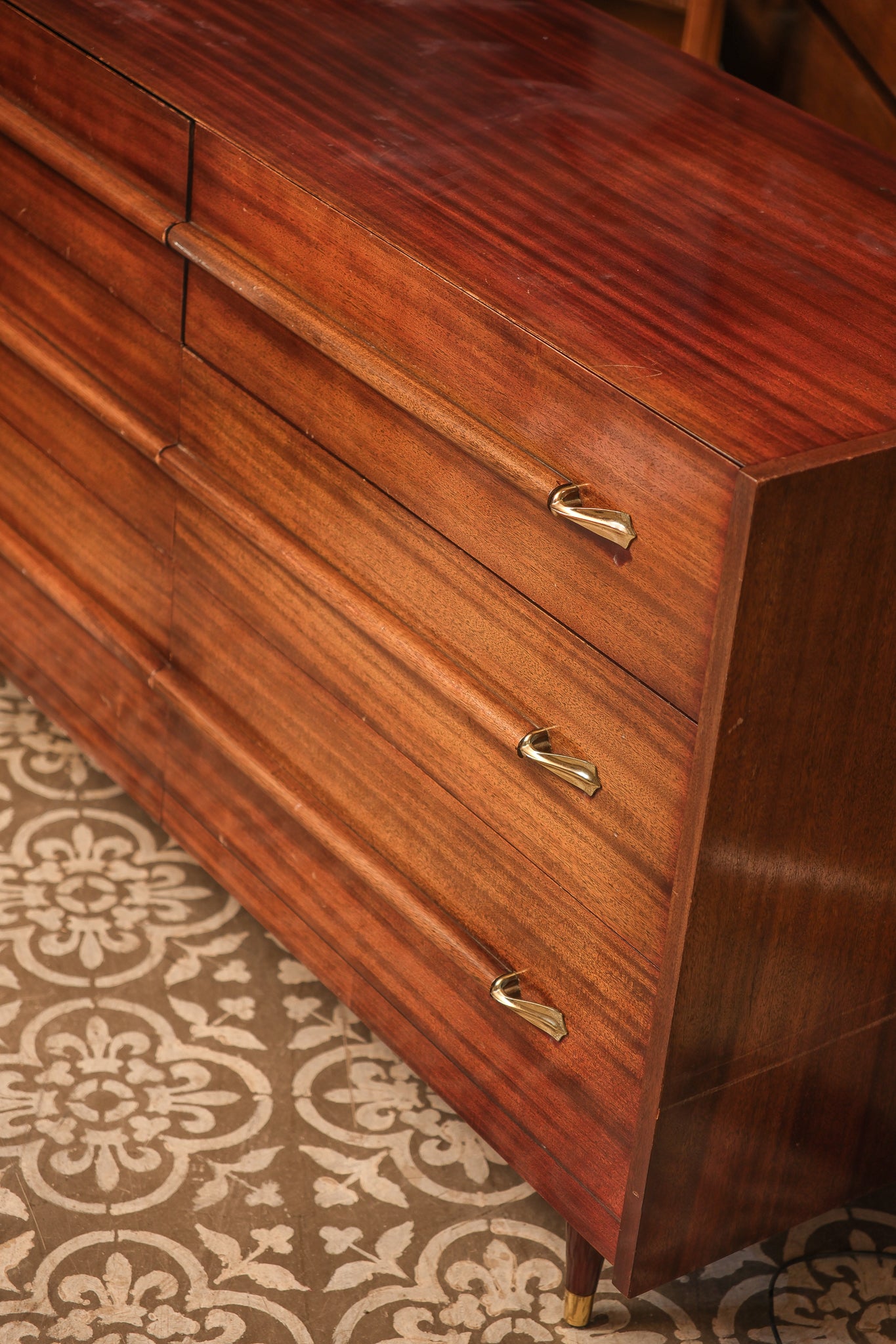 MCM Mahogany Dresser By Pebblers