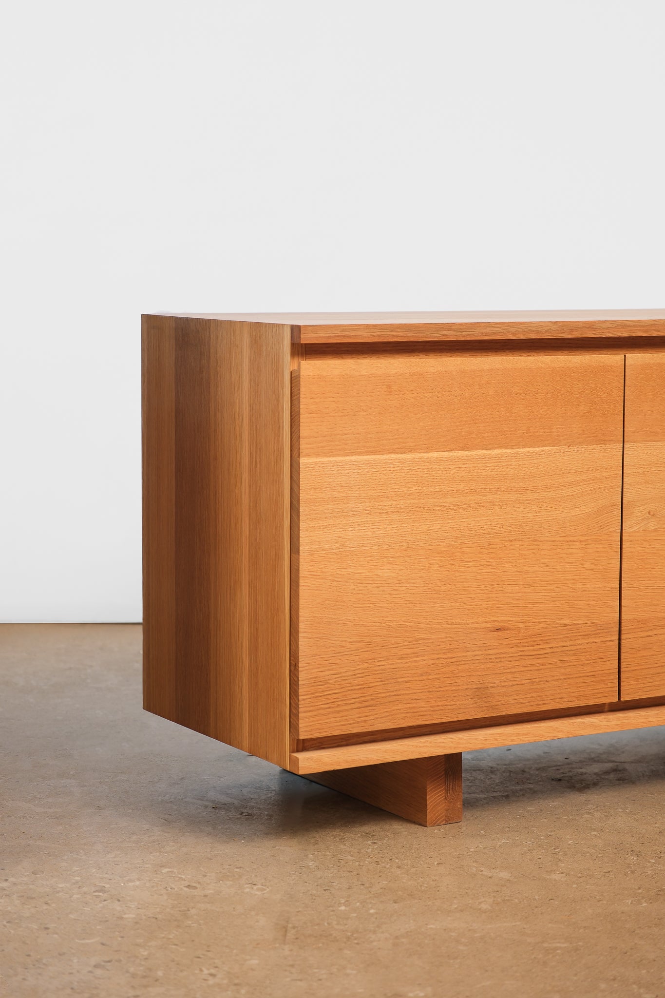 MCM Solid Oak Credenza