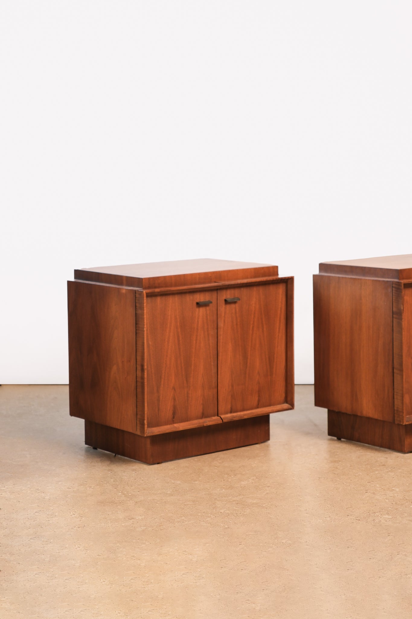 MCM Tobago Brutalist Nightstands