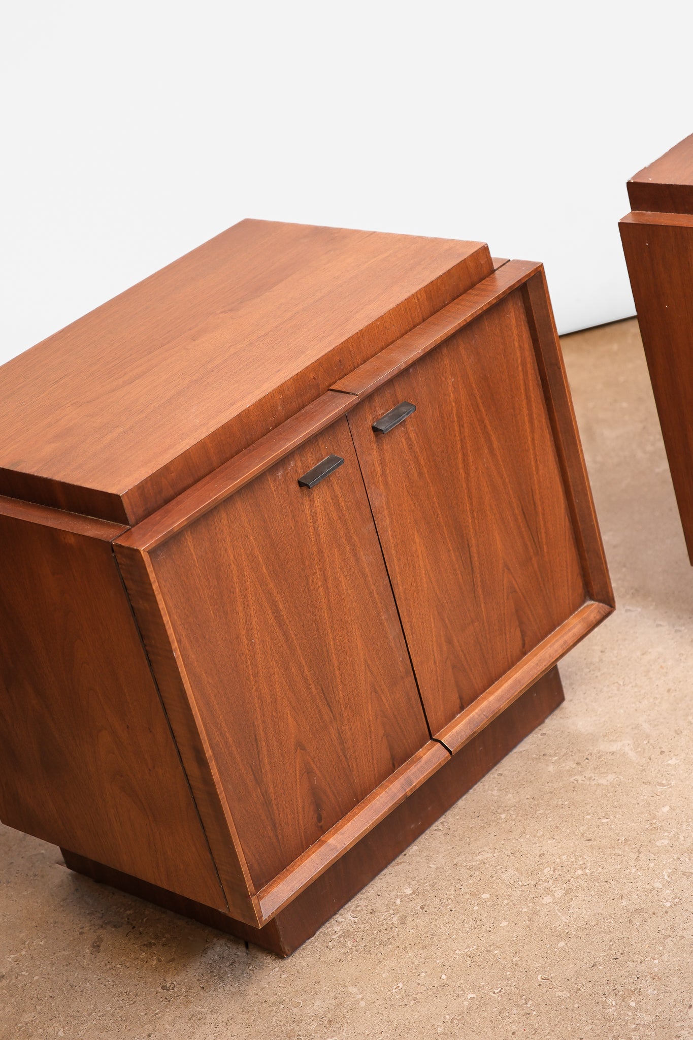 MCM Tobago Brutalist Nightstands