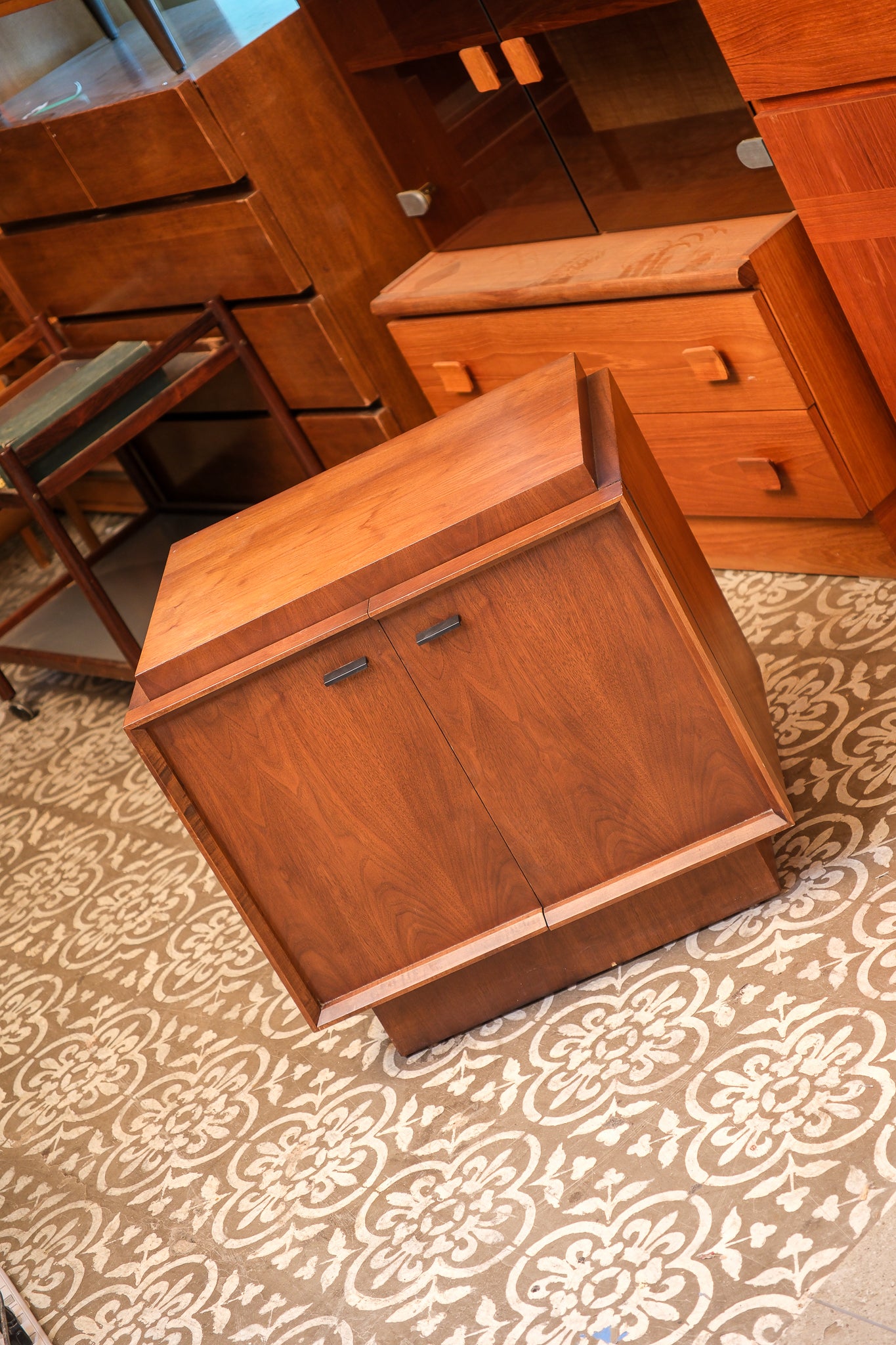 MCM Tobago Brutalist Nightstands