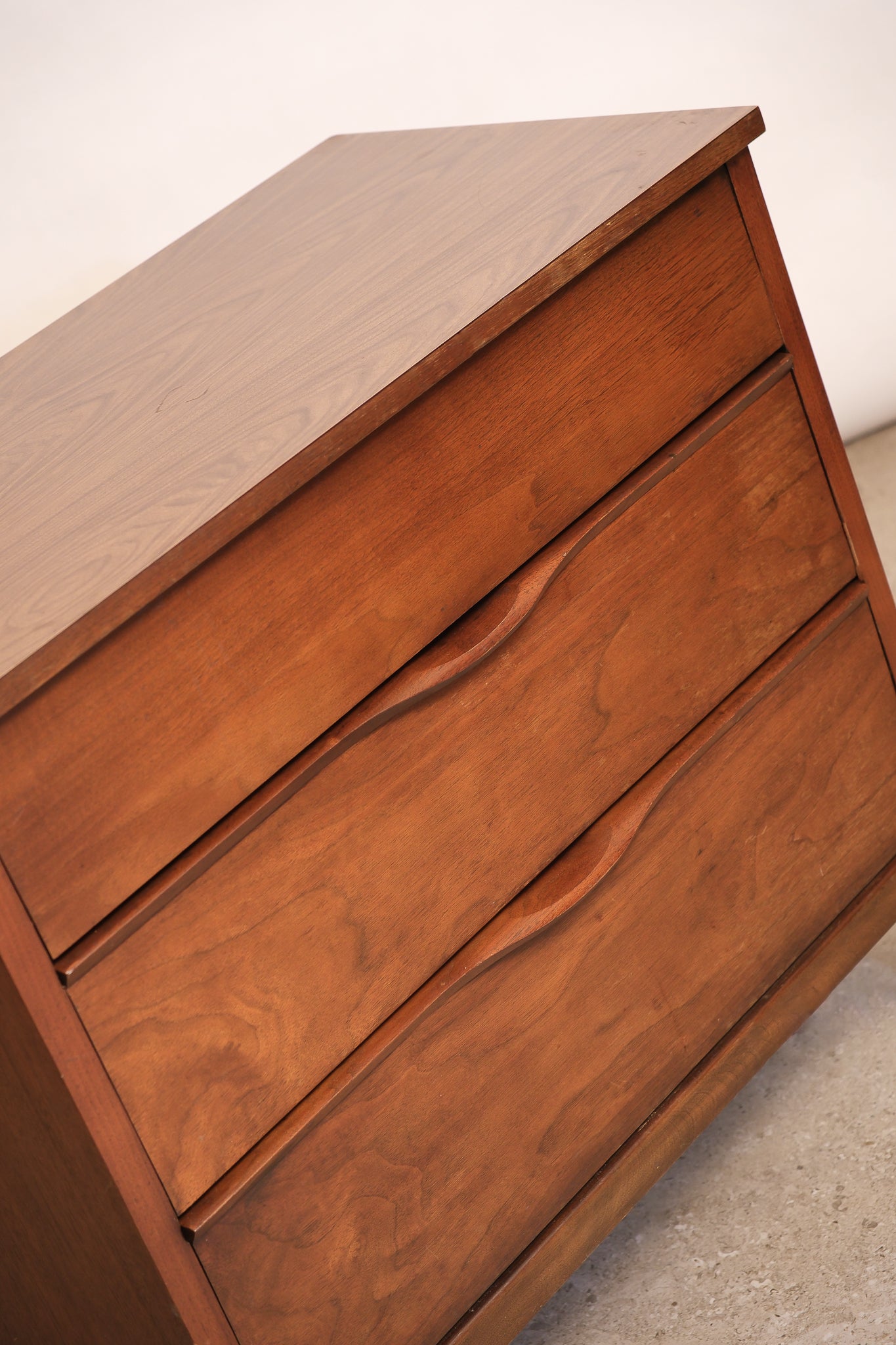 MCM Walnut Dresser By KF