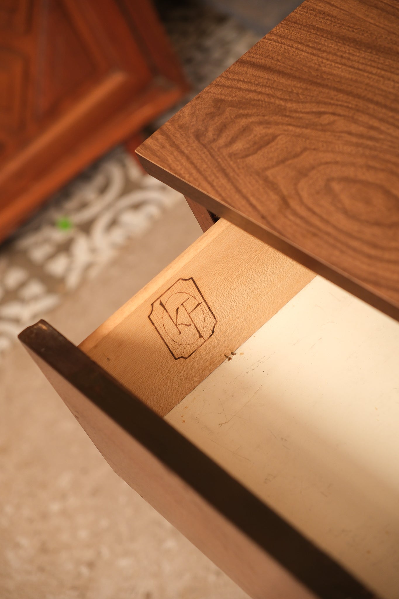 MCM Walnut Dresser By KF