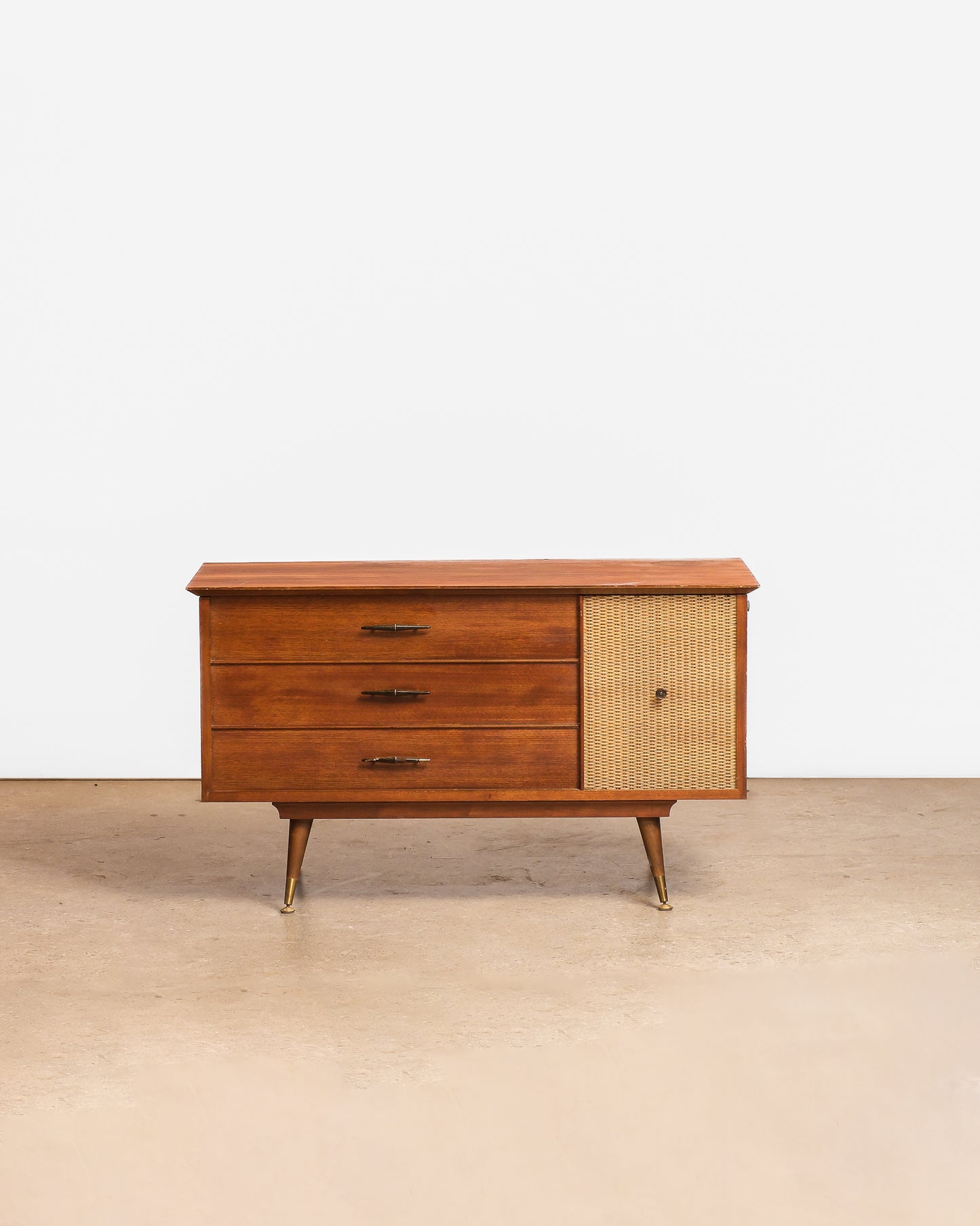 MCM Contemporary Walnut Chest