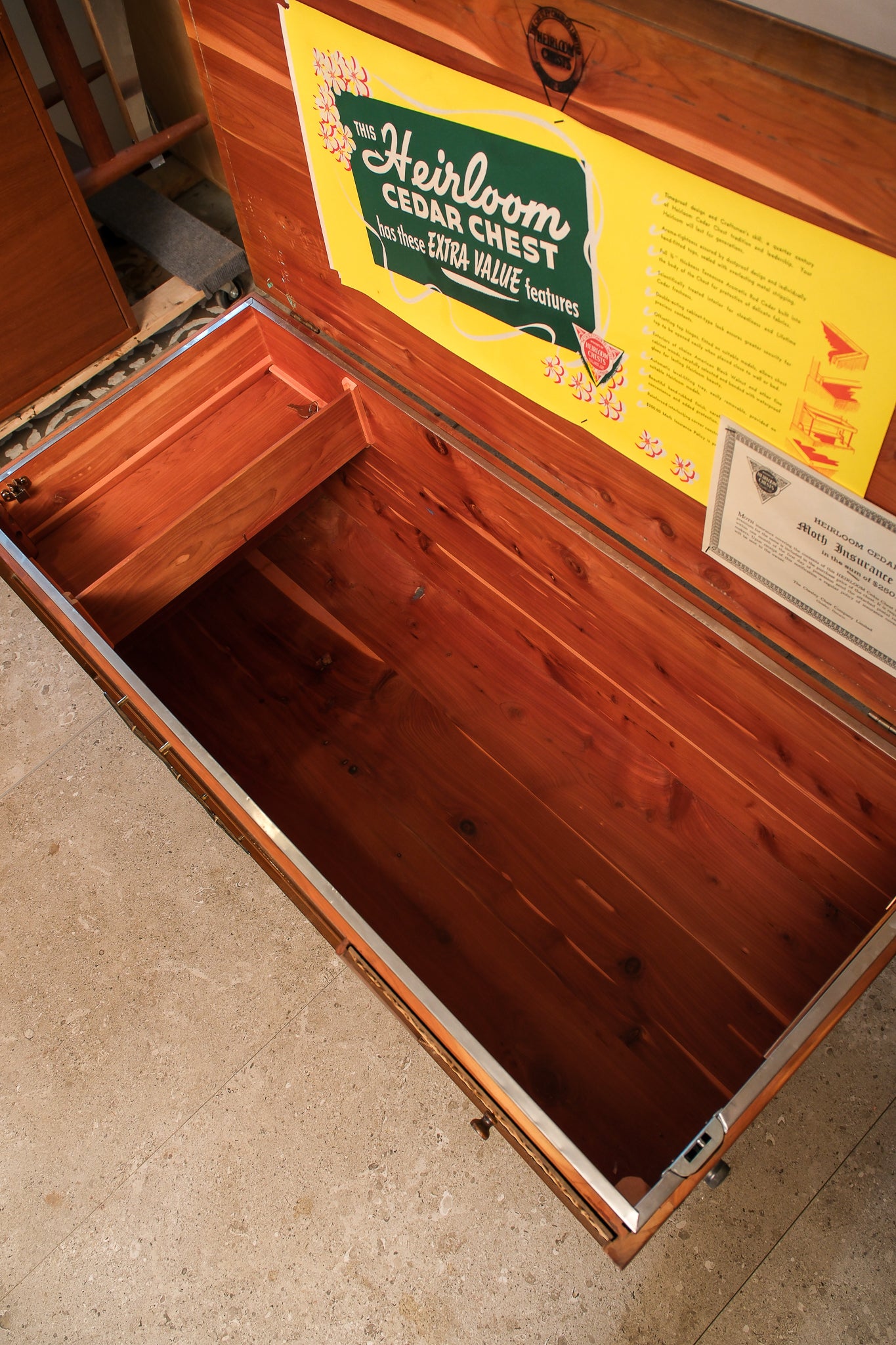 MCM Contemporary Walnut Chest