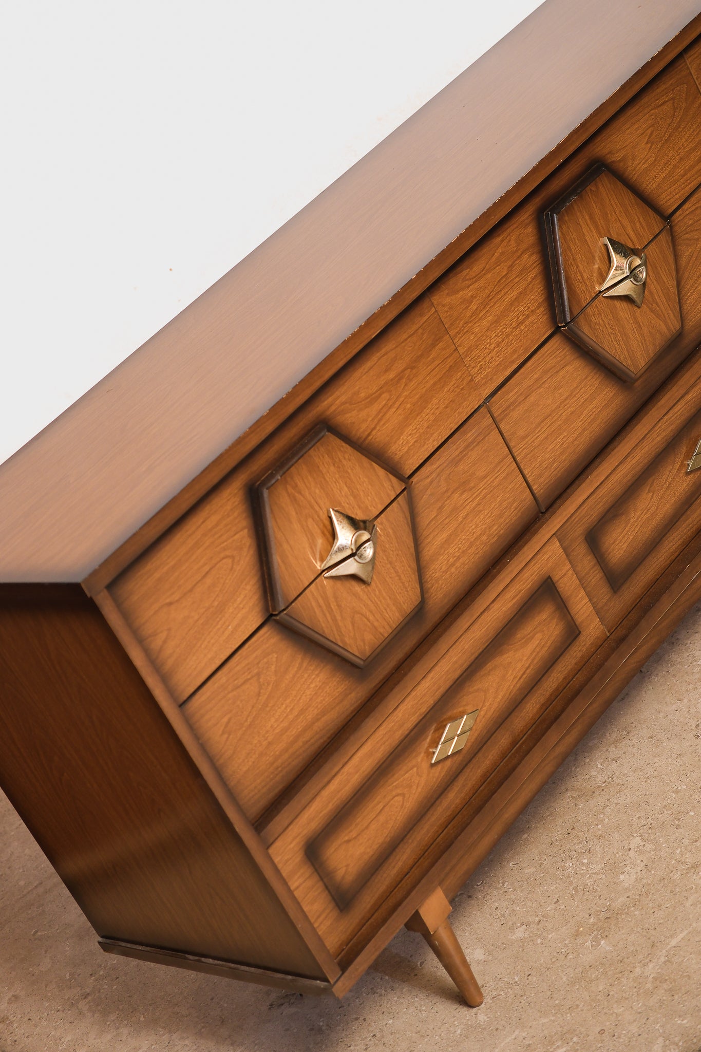 MCM Contemporary Walnut Dresser