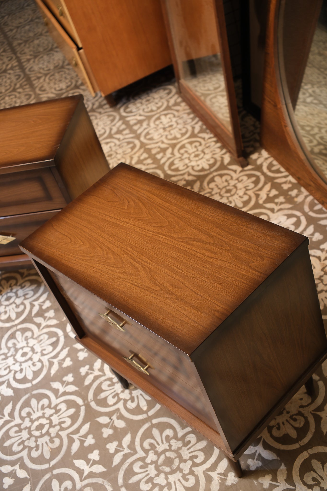 MCM Walnut Nightstands