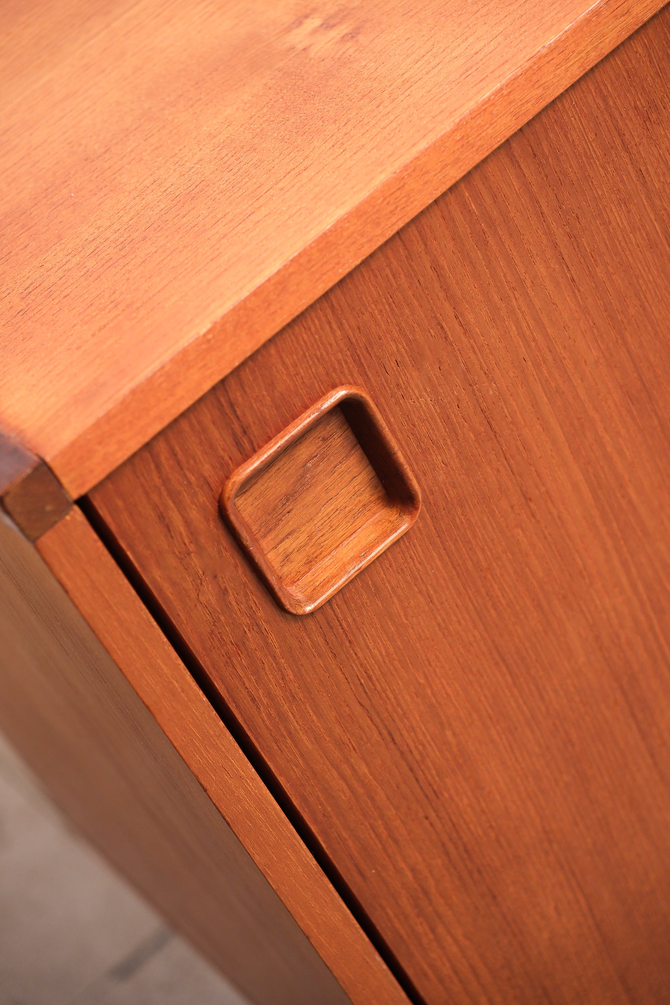 MCM Rare Teak Credenza By Fristho