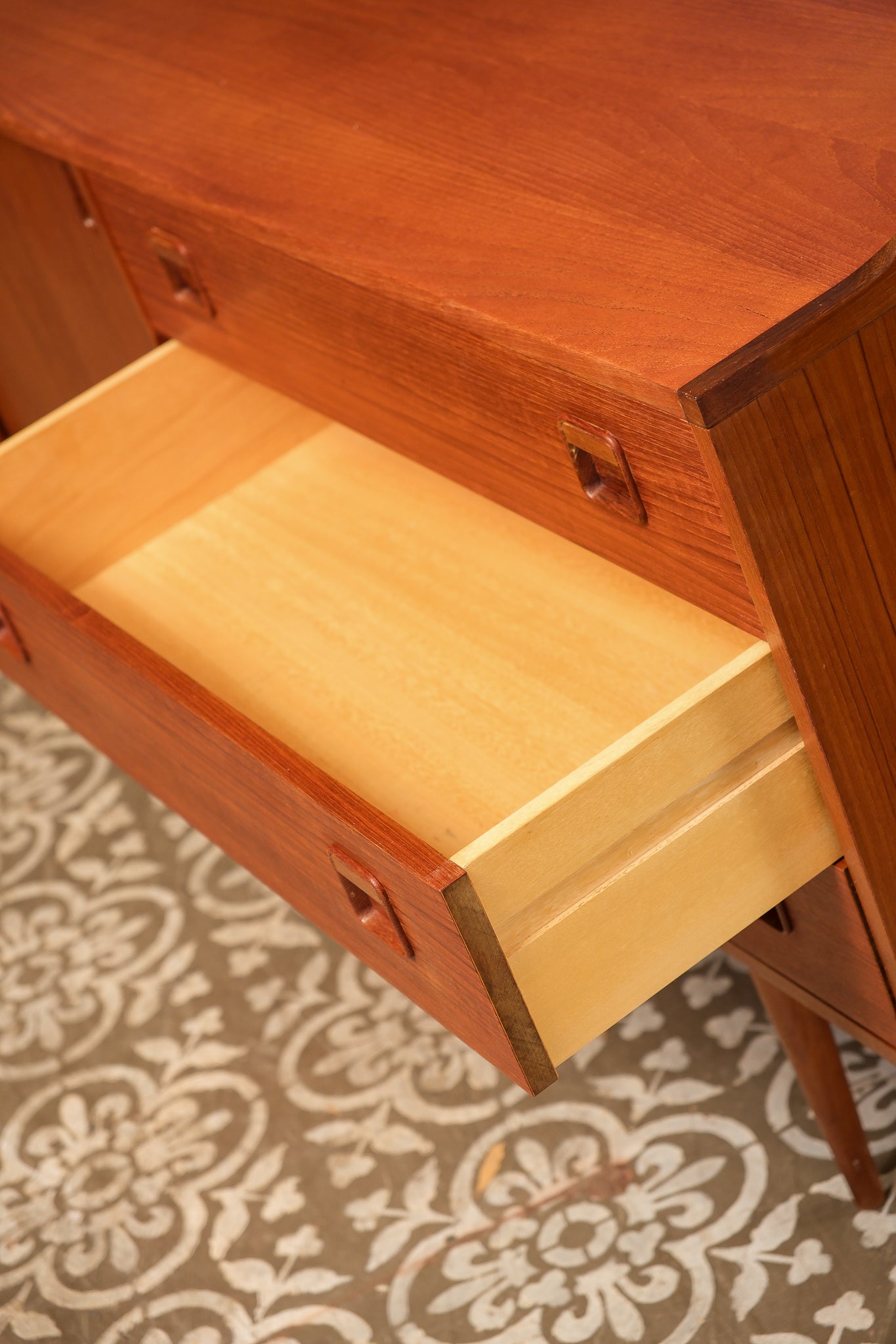 MCM Rare Teak Credenza By Fristho
