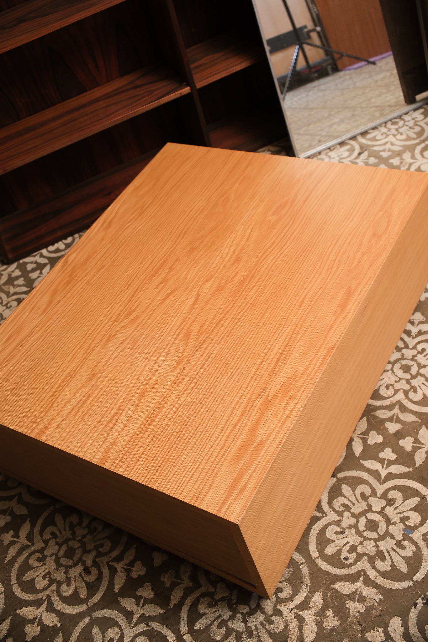 MCM Modern Solid Oak Coffee Table By Sean DIX