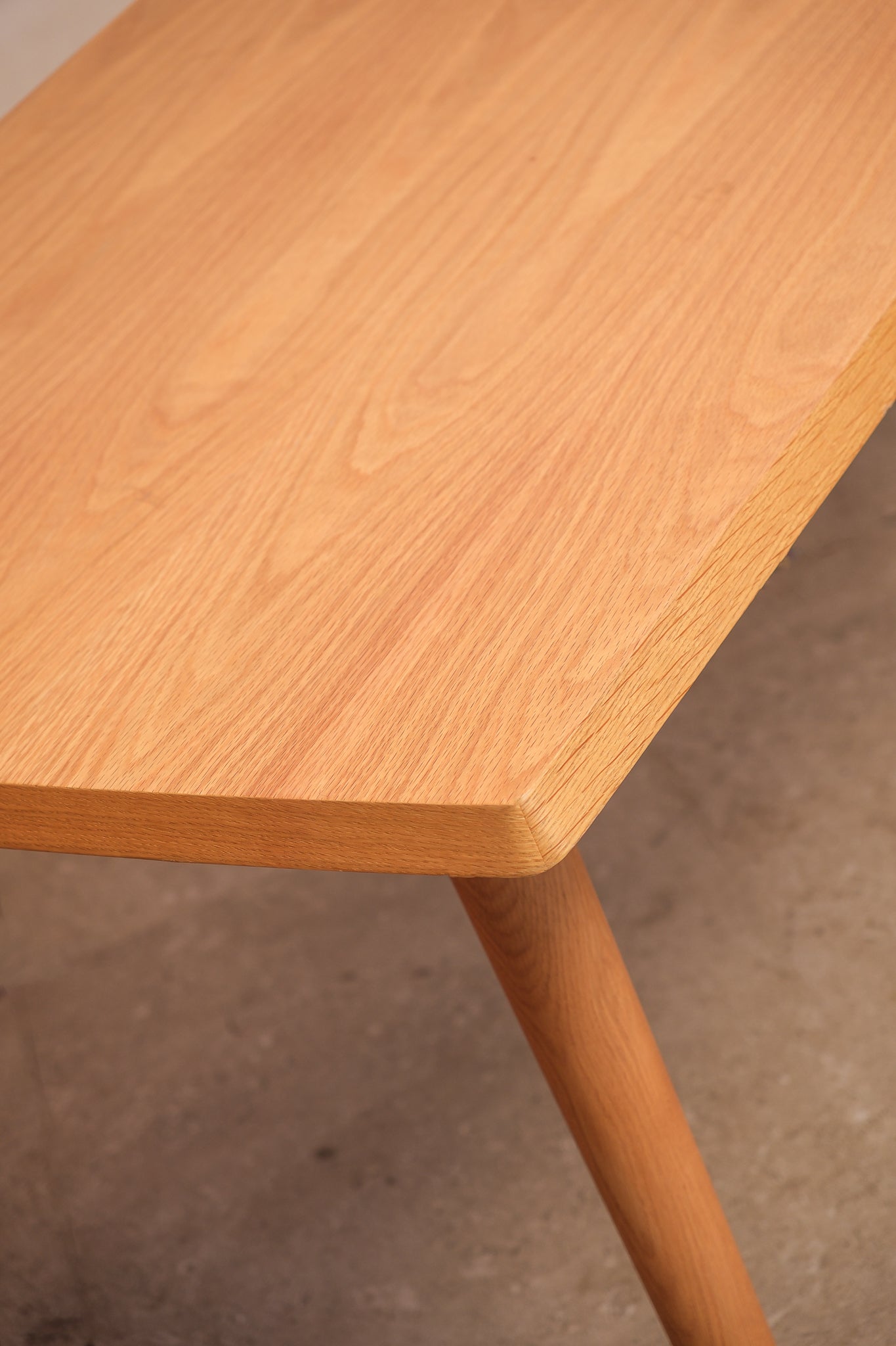Modern Solid Oak Dining Table By Sean DIX