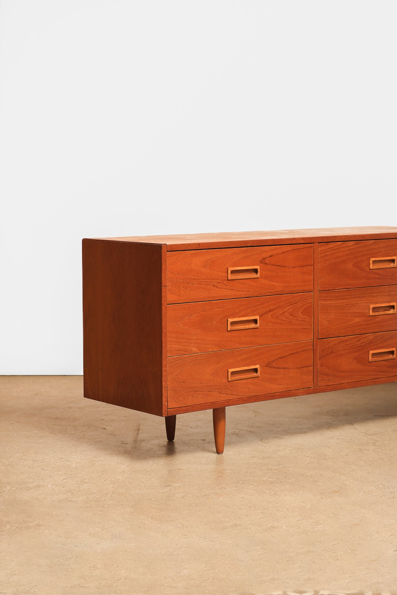 MCM Refurbished Modern Teak Dresser