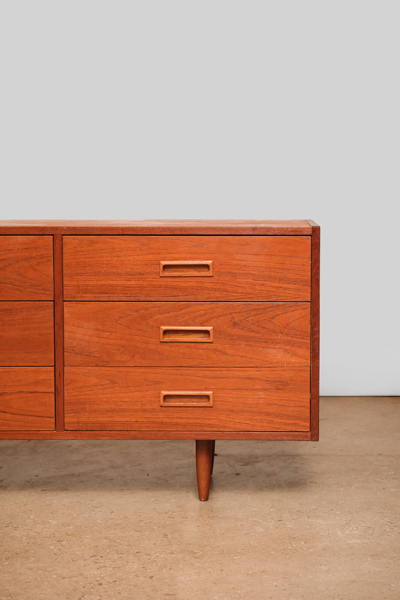 MCM Refurbished Modern Teak Dresser