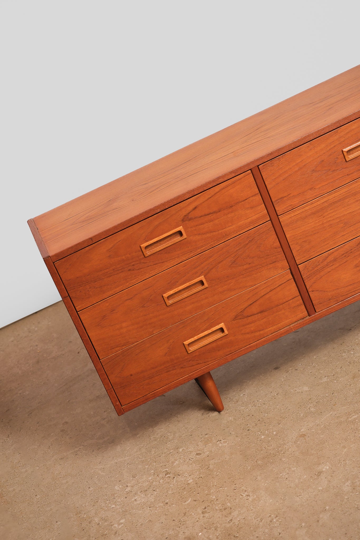 MCM Refurbished Modern Teak Dresser