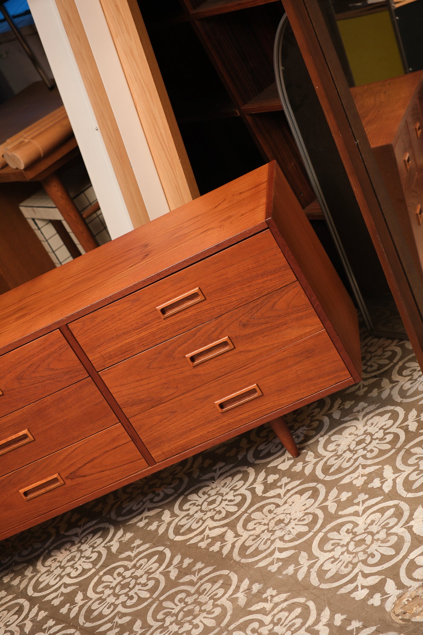 MCM Refurbished Modern Teak Dresser