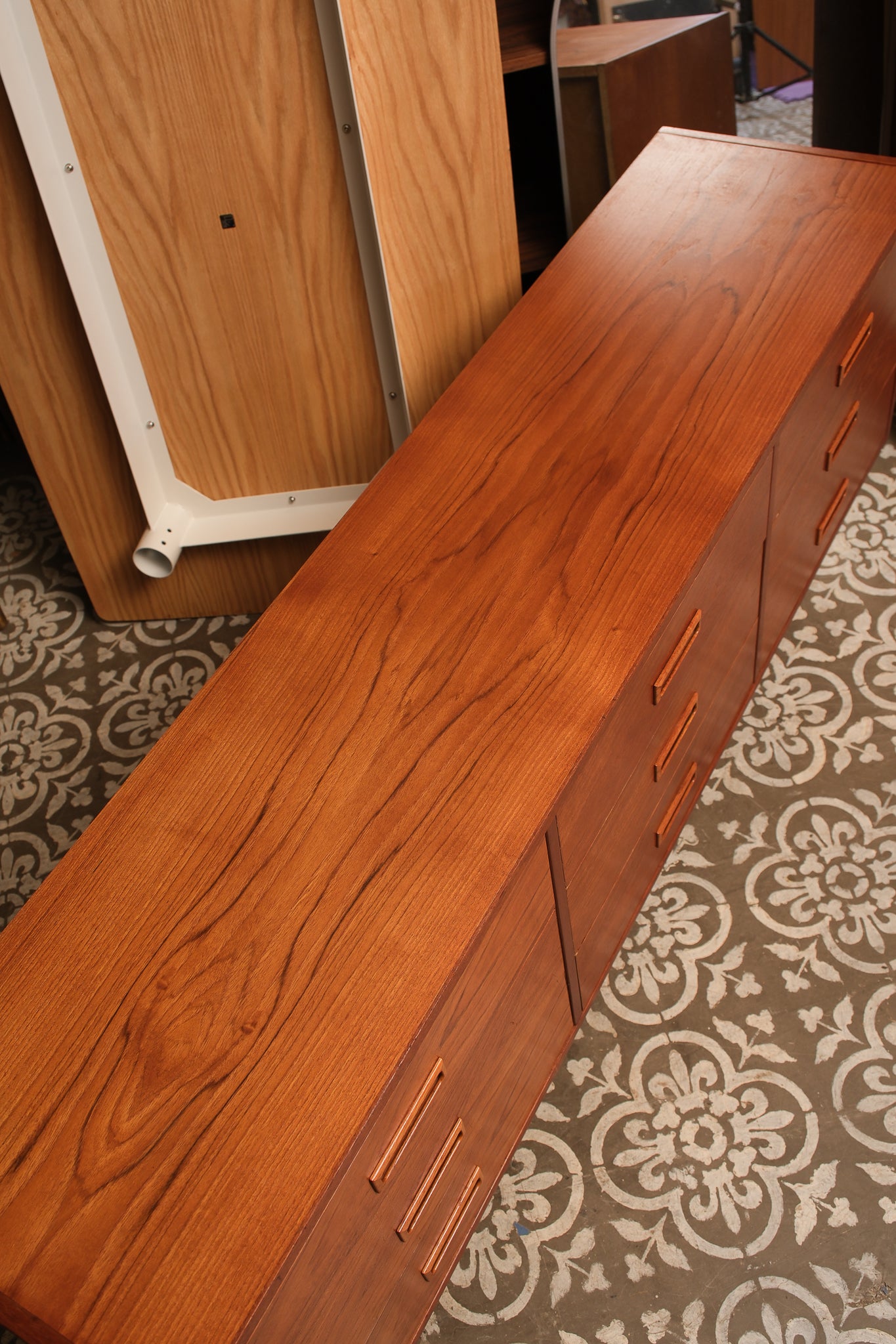 MCM Refurbished Modern Teak Dresser