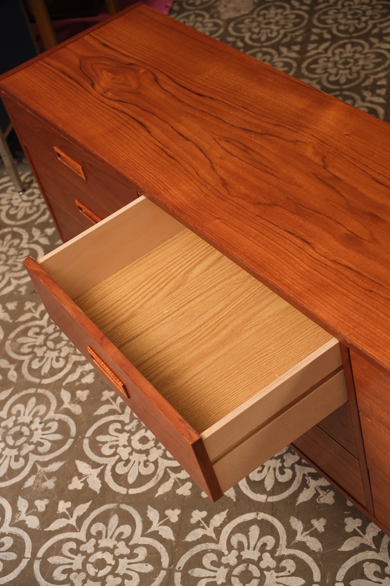 MCM Refurbished Modern Teak Dresser
