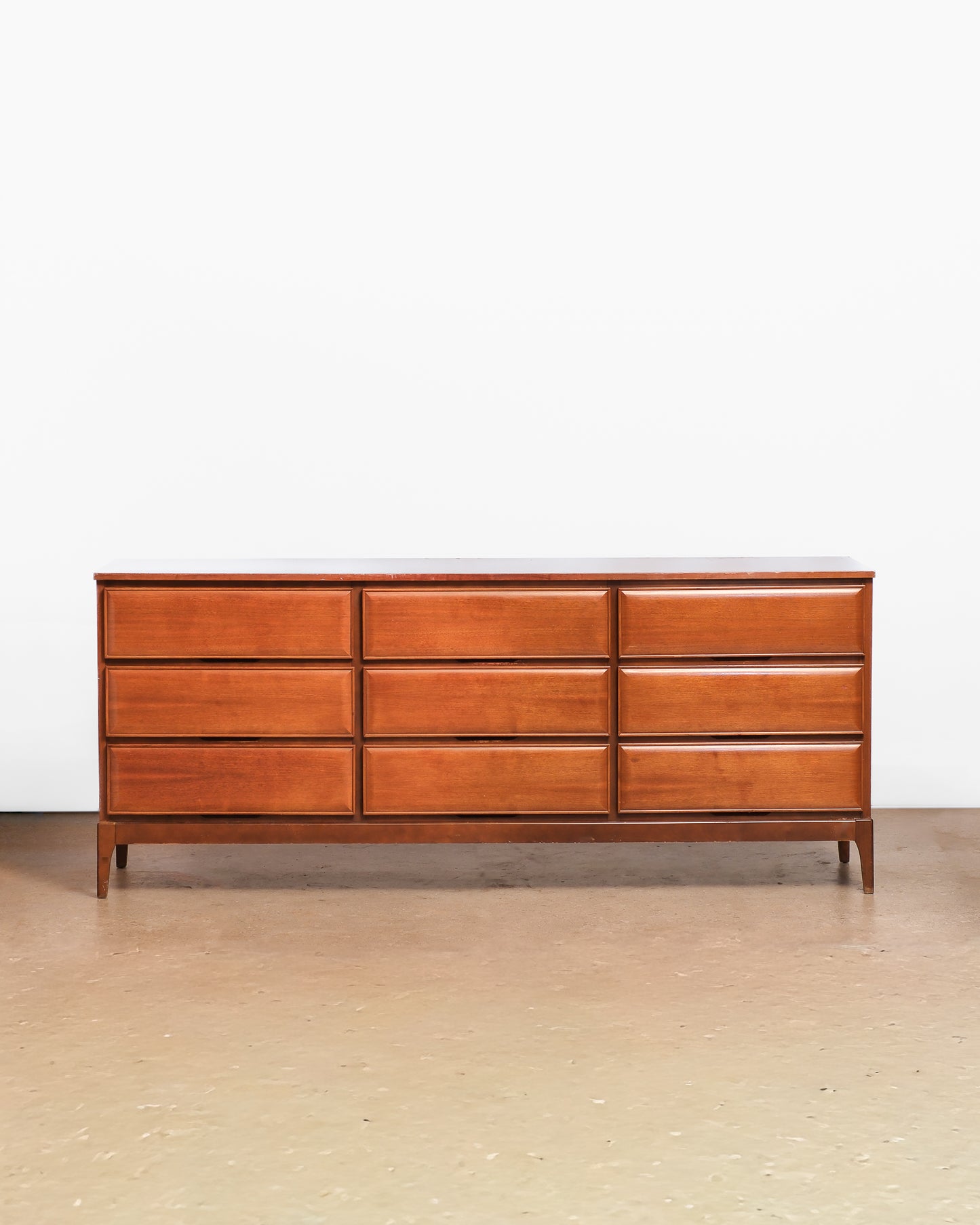 MCM Walnut Wide Dresser By HPL